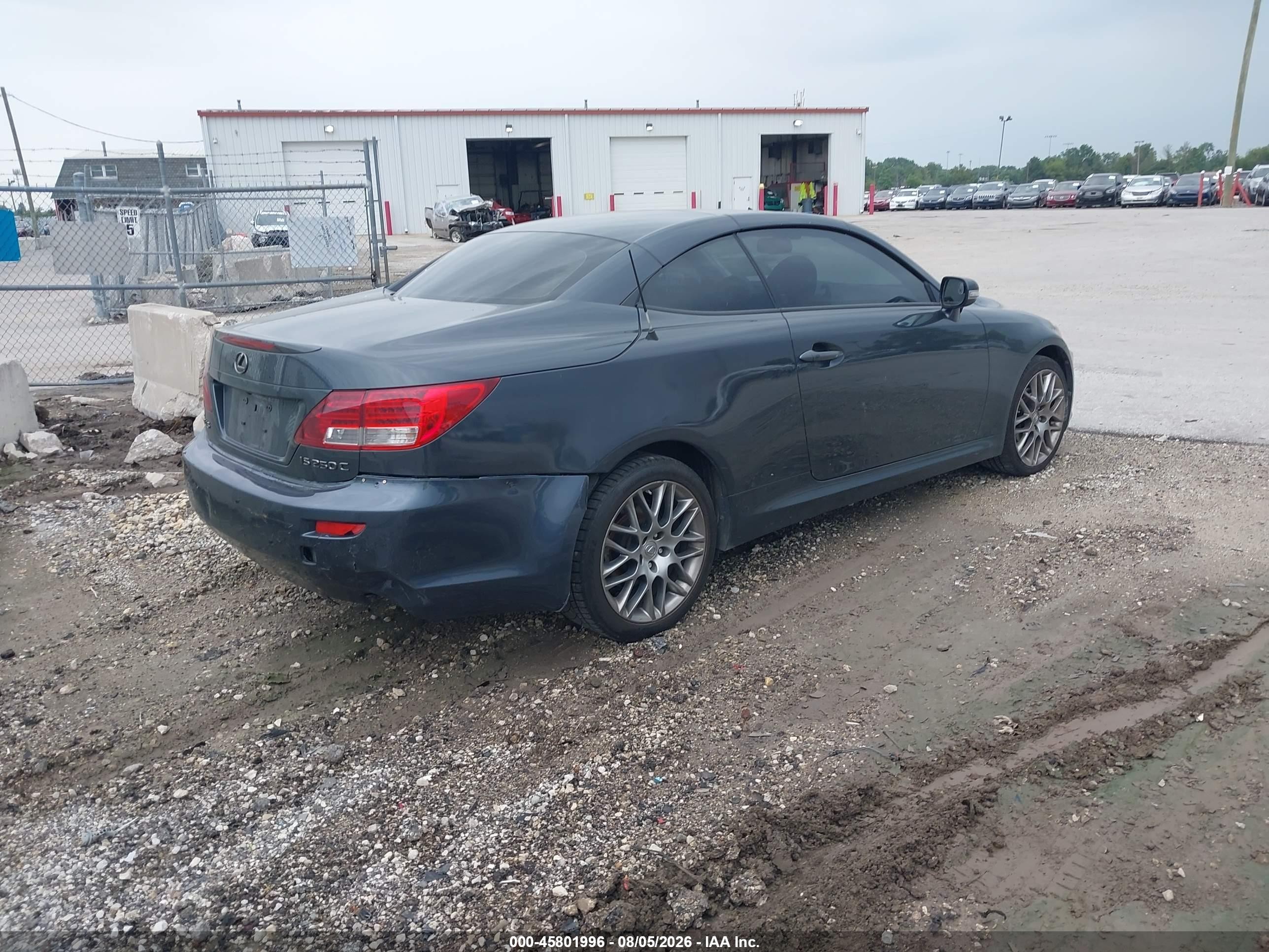 2010 Lexus Is 250c   Gray vin: JTHFF2C23A2510798