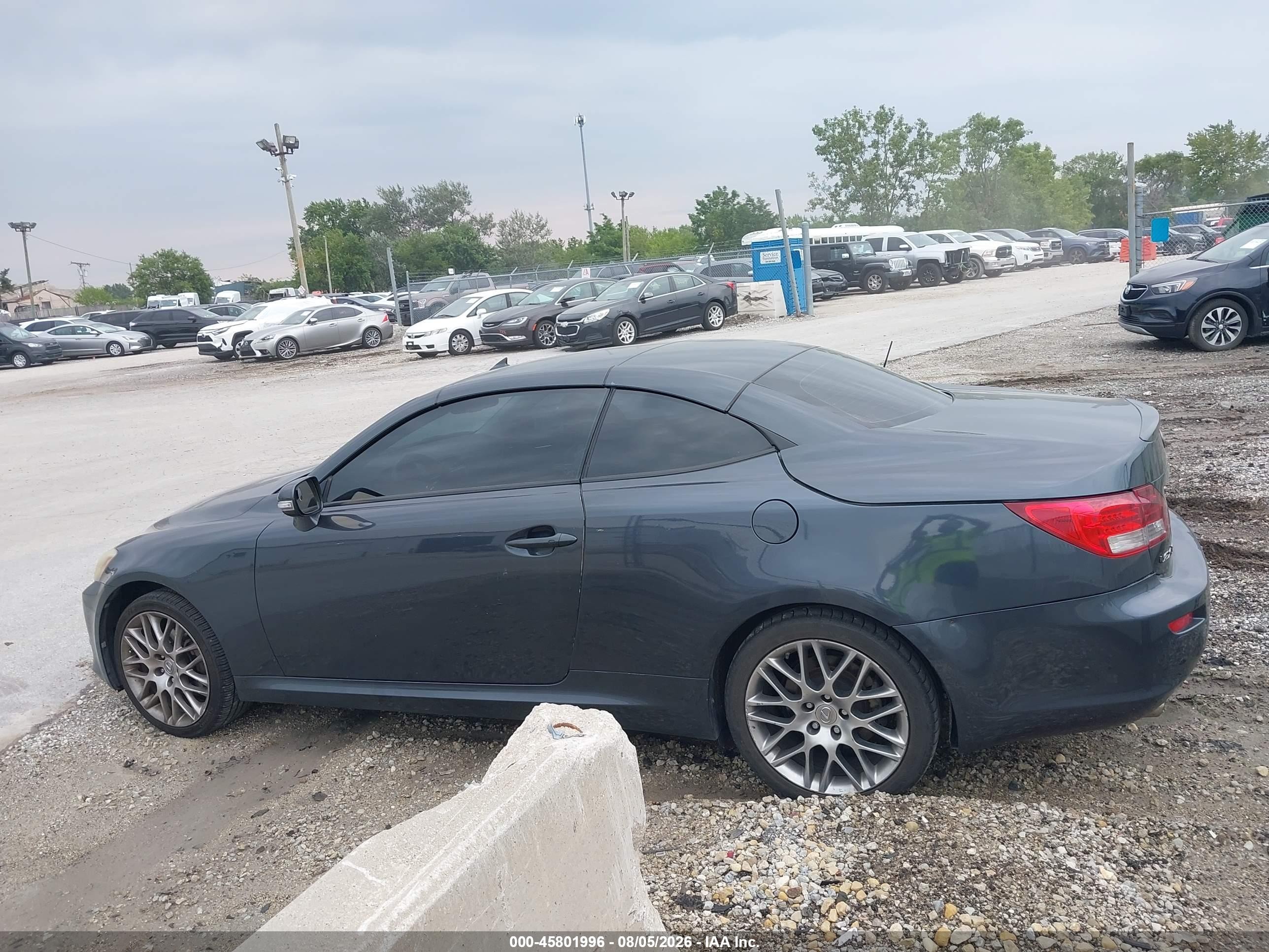 2010 Lexus Is 250c   Gray vin: JTHFF2C23A2510798