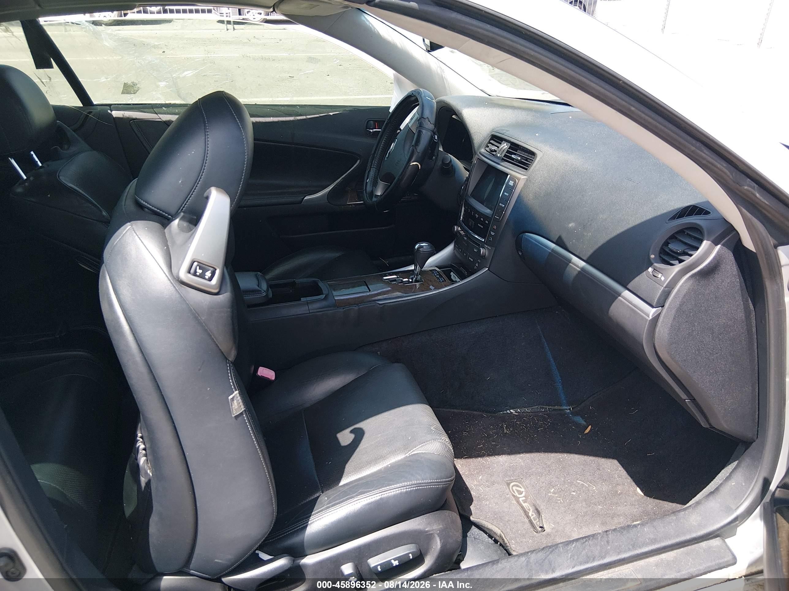 2012 Lexus Is 250c   Silver vin: JTHFF2C23C2526051