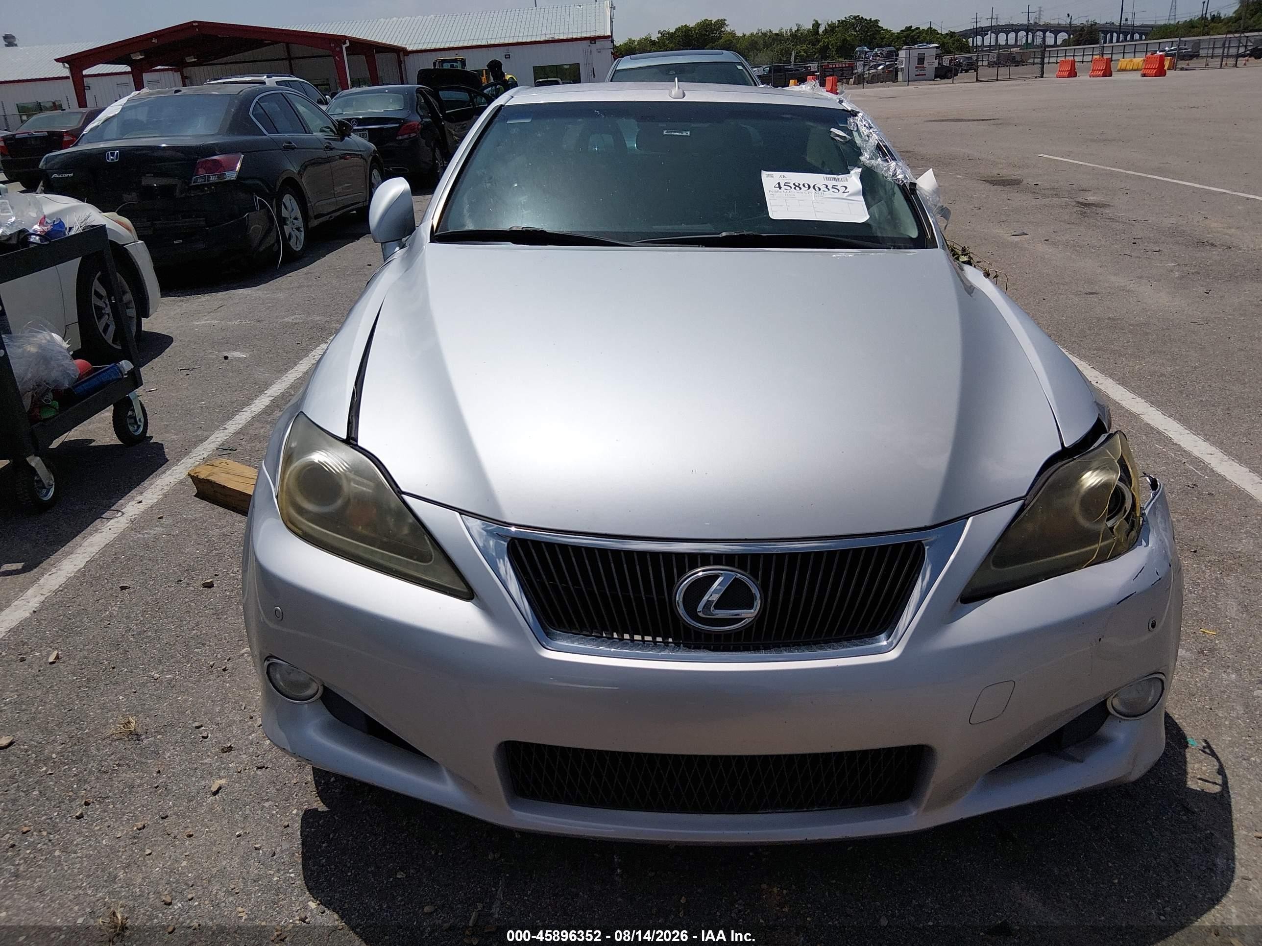 2012 Lexus Is 250c   Silver vin: JTHFF2C23C2526051