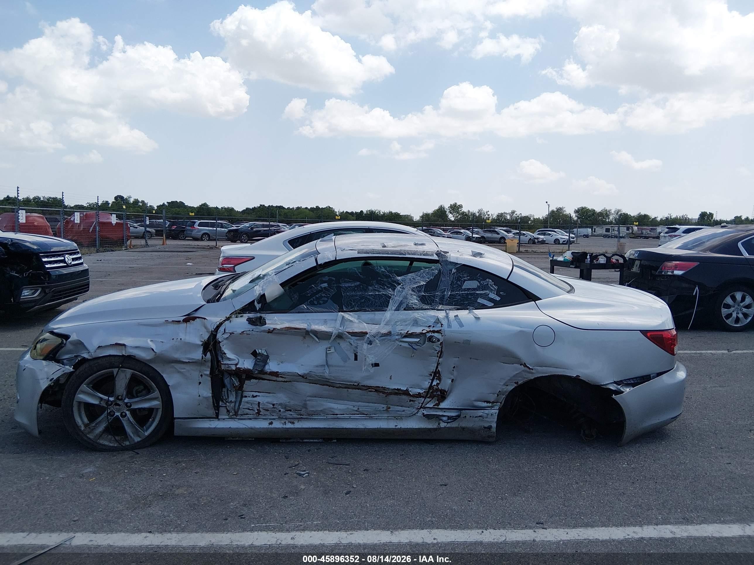 2012 Lexus Is 250c   Silver vin: JTHFF2C23C2526051