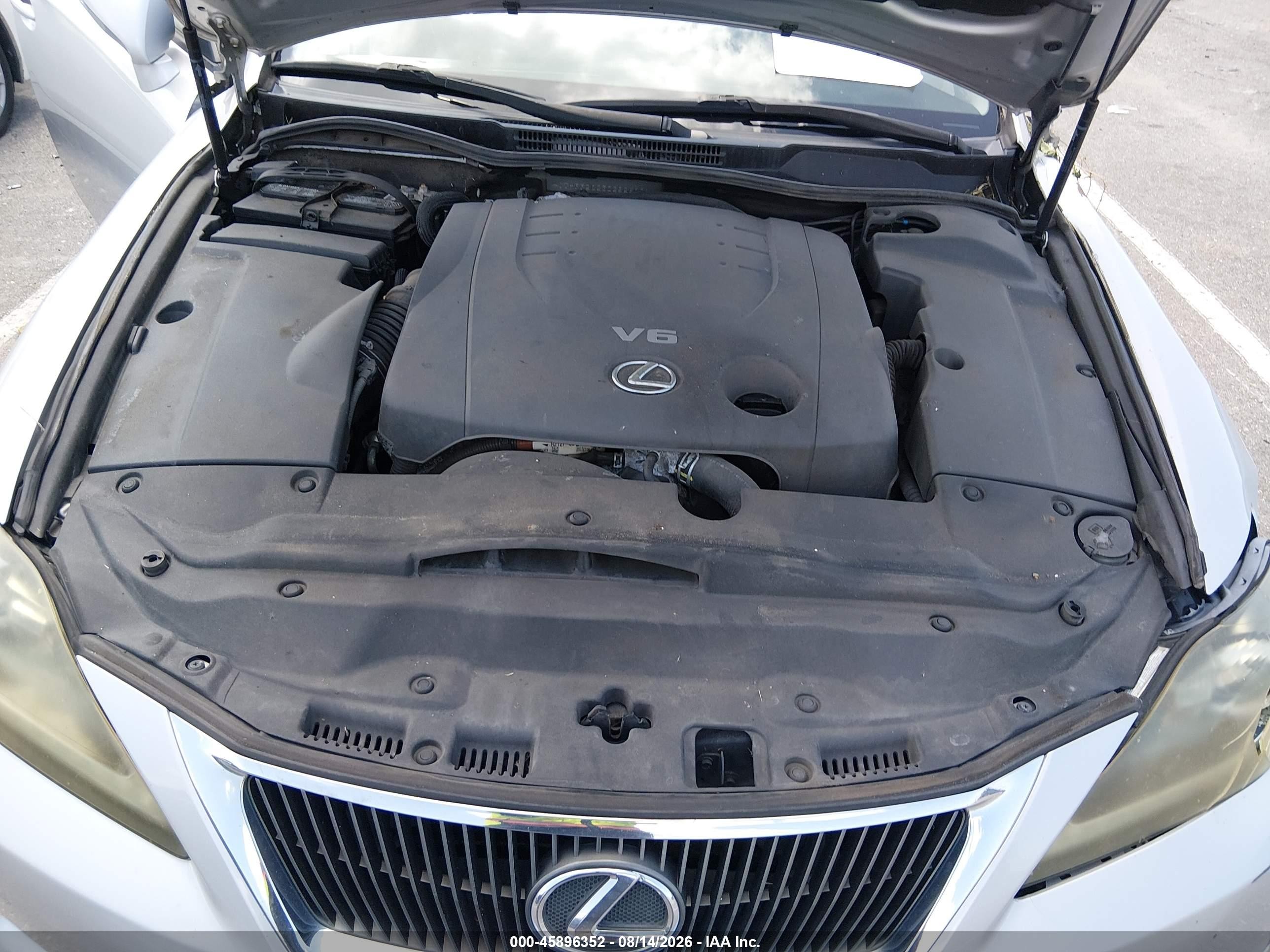 2012 Lexus Is 250c   Silver vin: JTHFF2C23C2526051