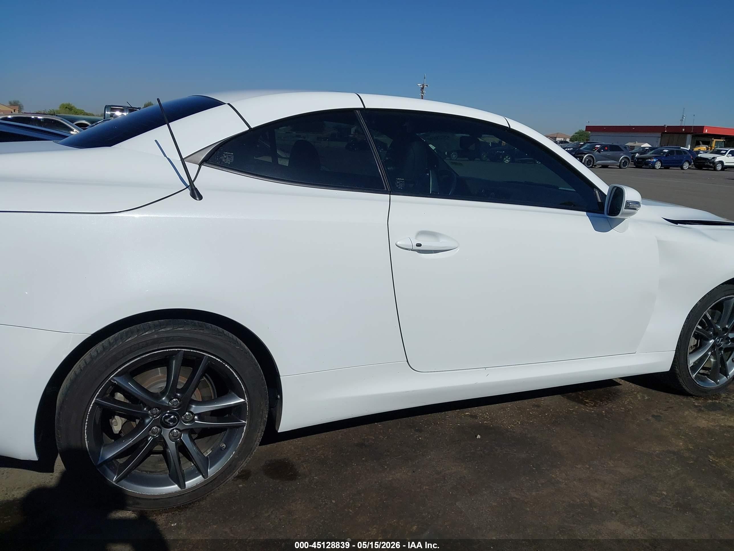 2013 Lexus Is 250c   White vin: JTHFF2C23D2526617