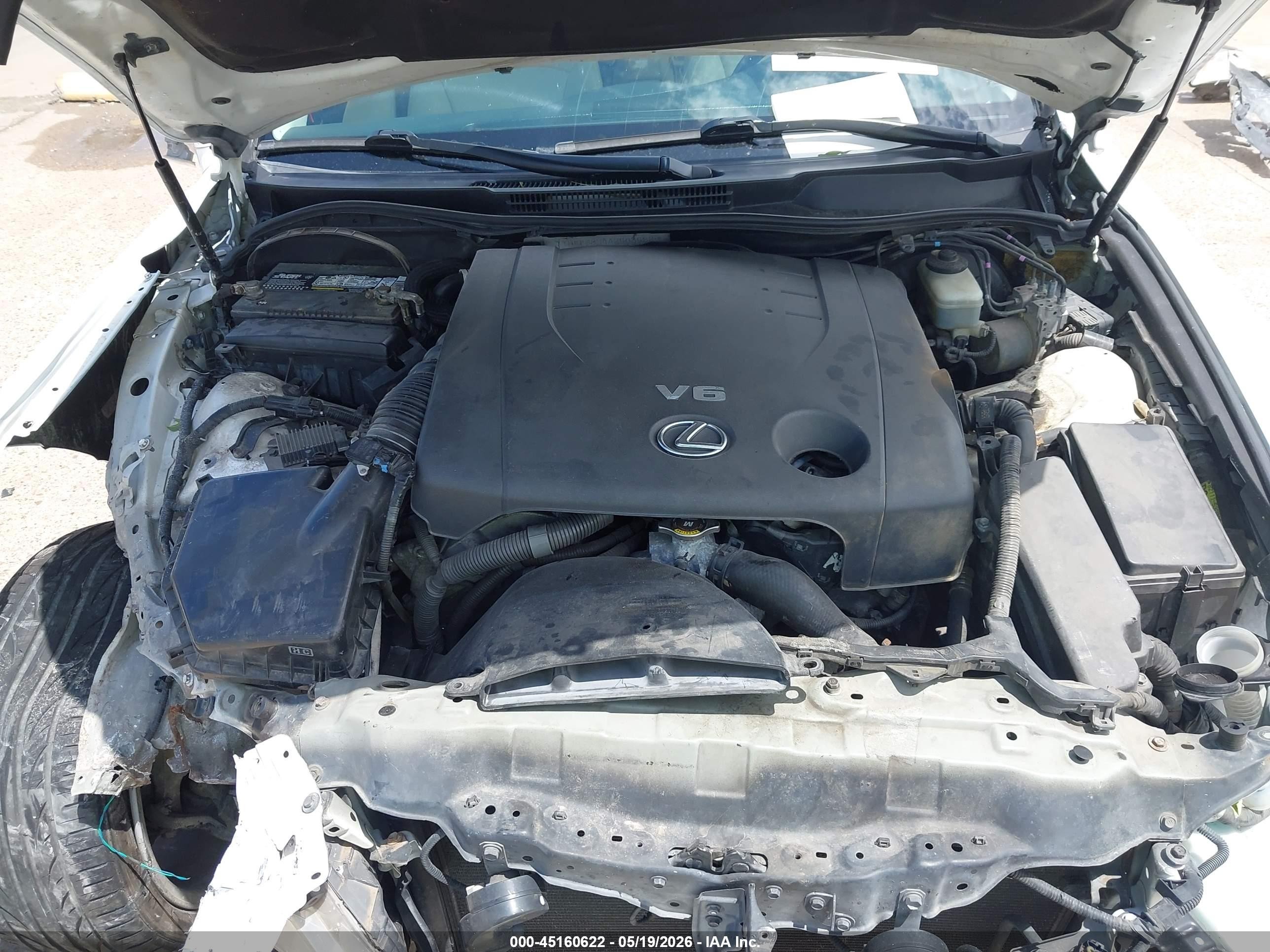 2010 Lexus Is 250c   White vin: JTHFF2C24A2503522