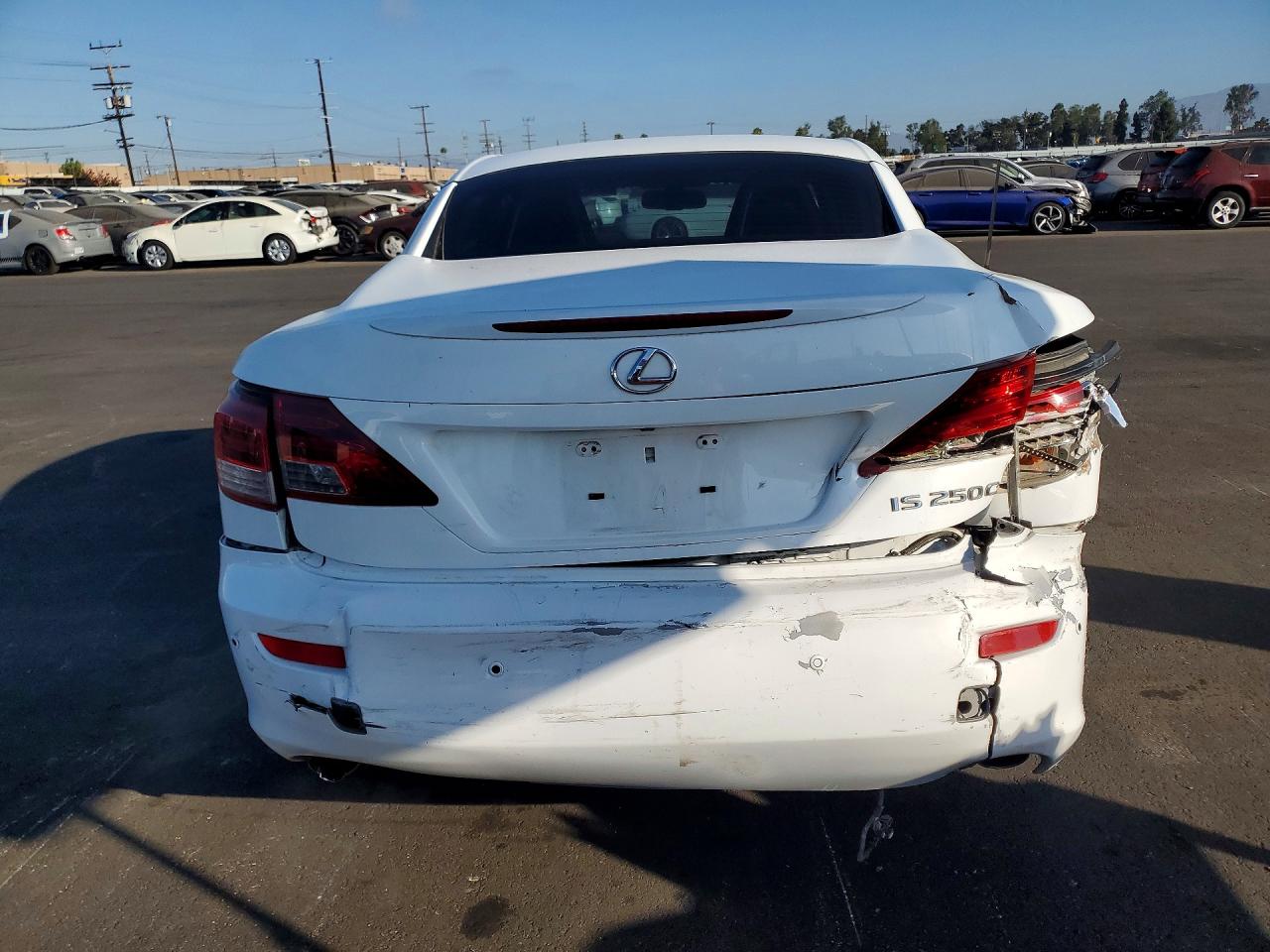 2014 Lexus Is 250 White vin: JTHFF2C24E2530287