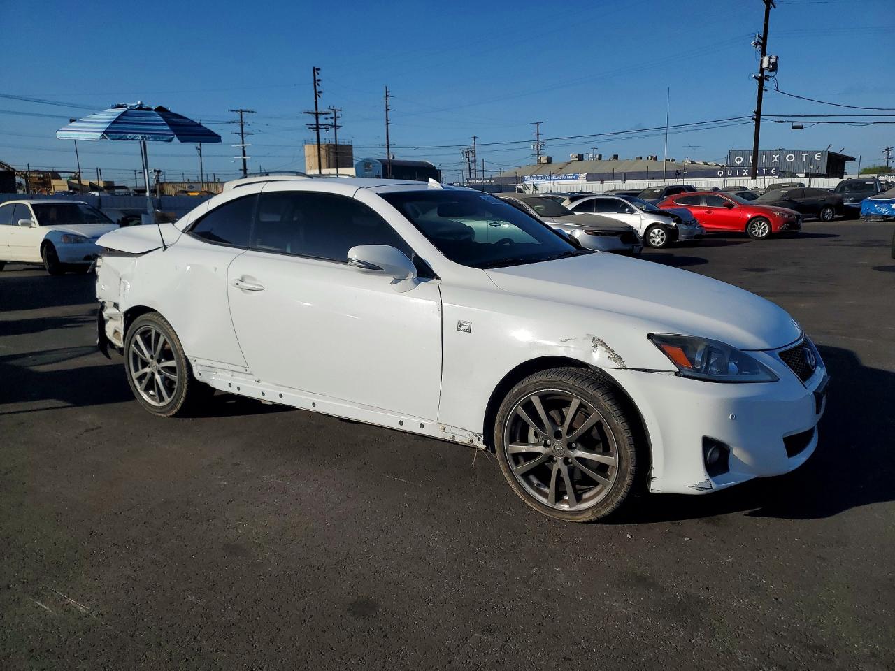 2014 Lexus Is 250 White vin: JTHFF2C24E2530287
