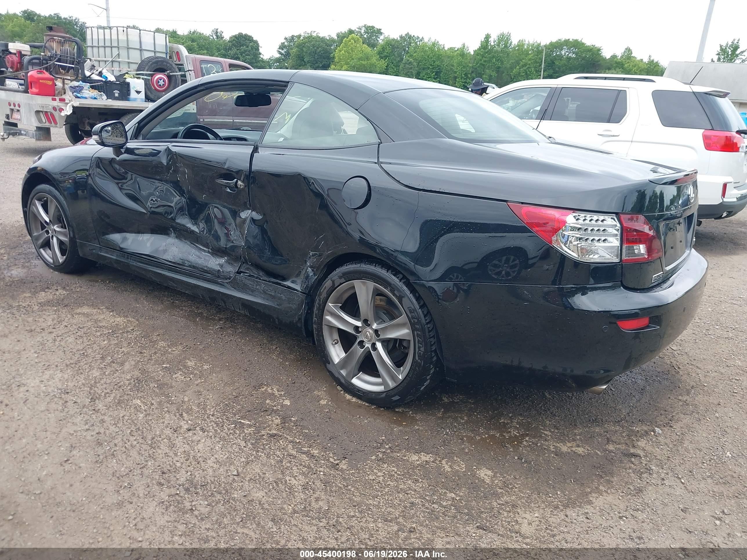2015 Lexus Is 250c   Black vin: JTHFF2C24F2532297