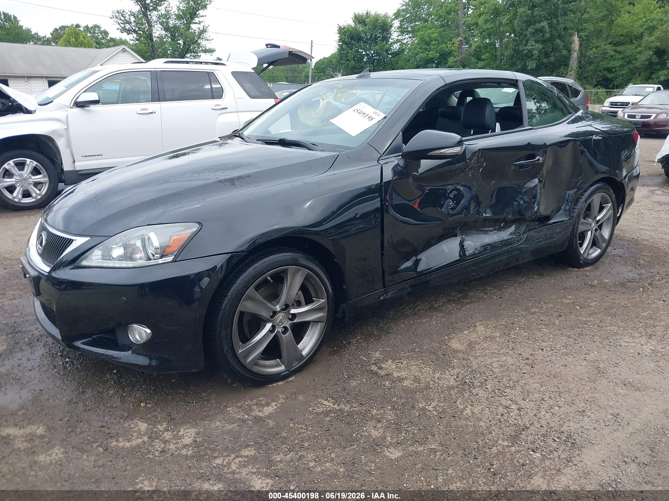 2015 Lexus Is 250c   Black vin: JTHFF2C24F2532297