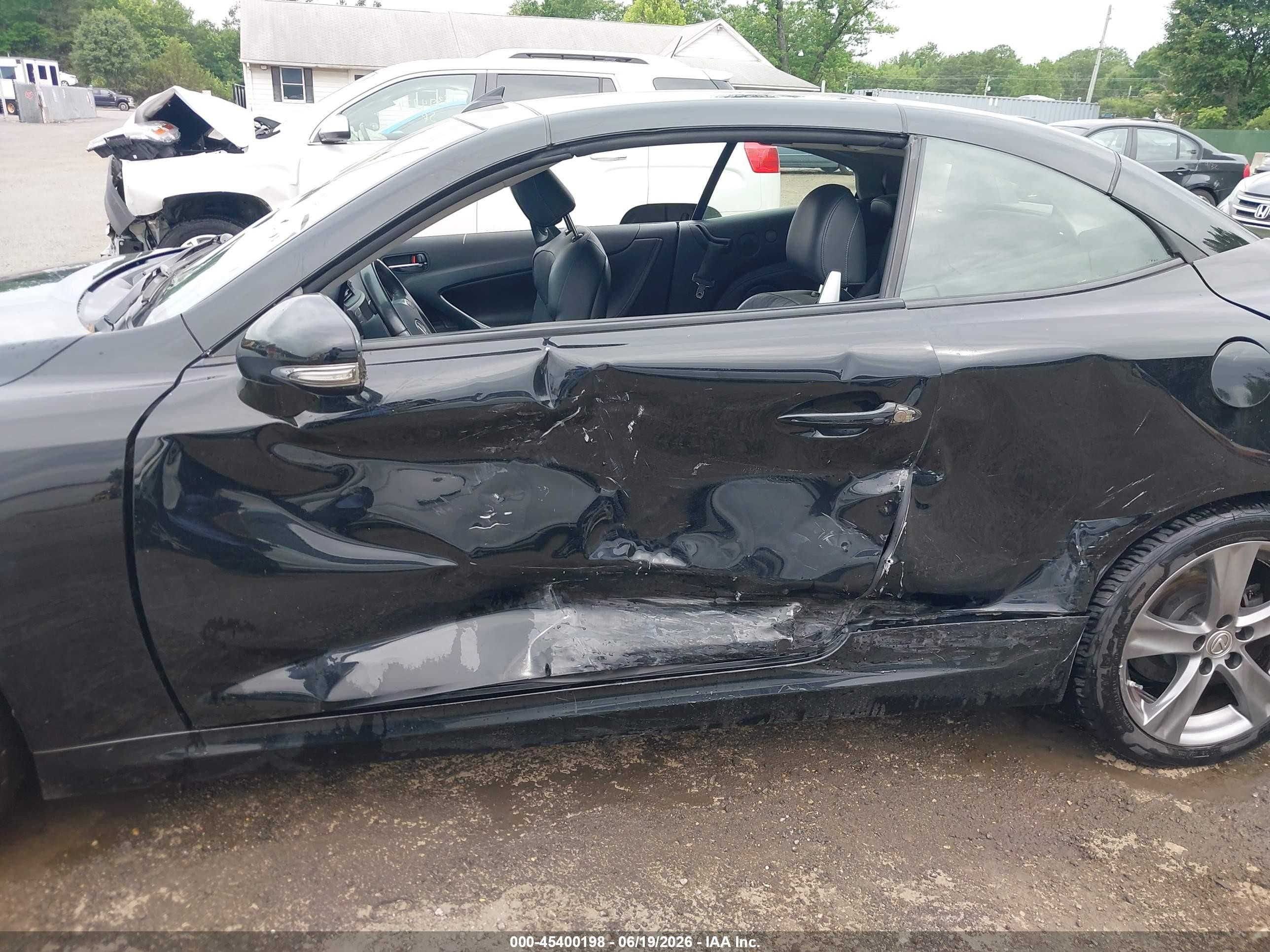 2015 Lexus Is 250c   Black vin: JTHFF2C24F2532297