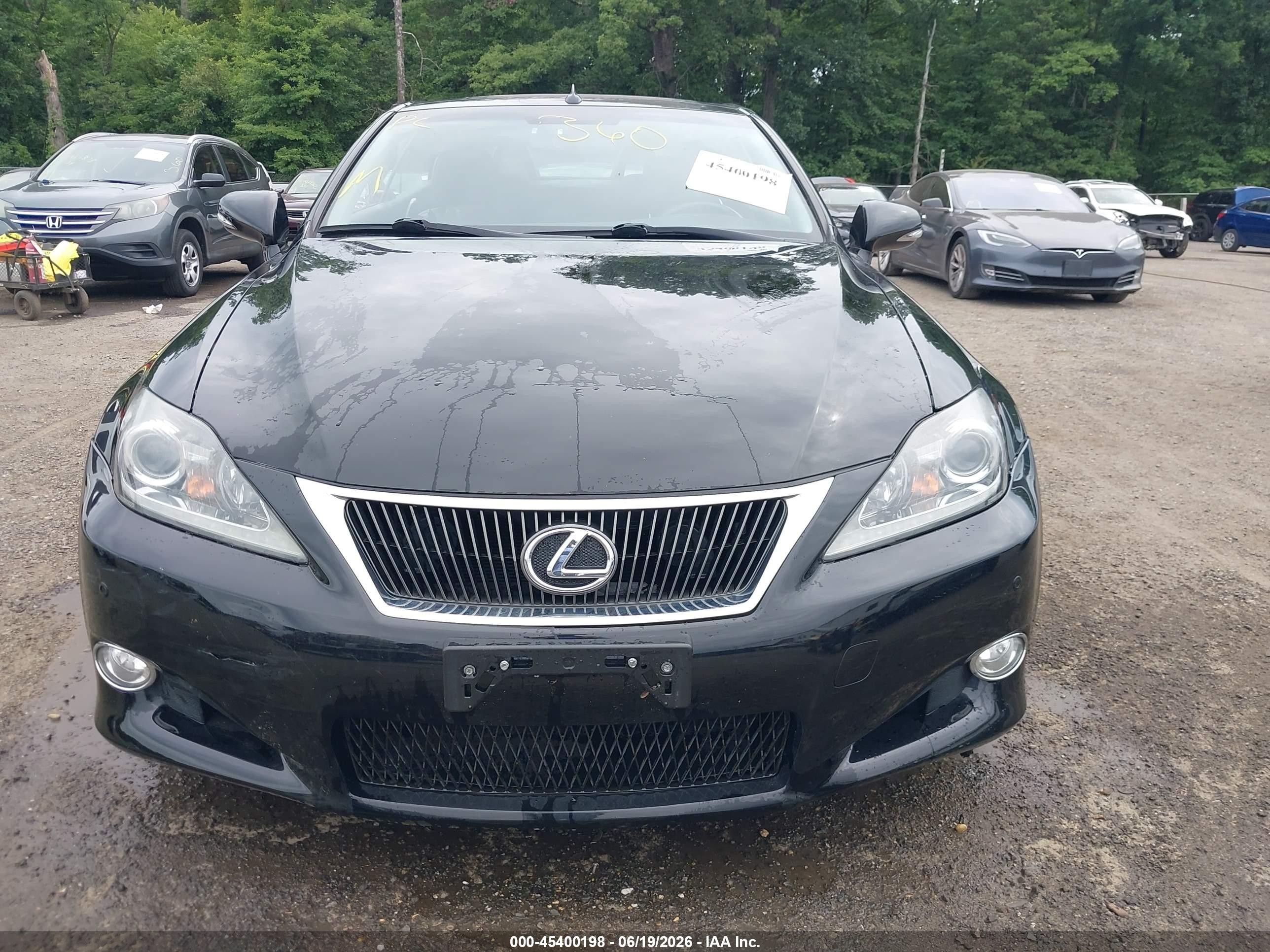 2015 Lexus Is 250c   Black vin: JTHFF2C24F2532297