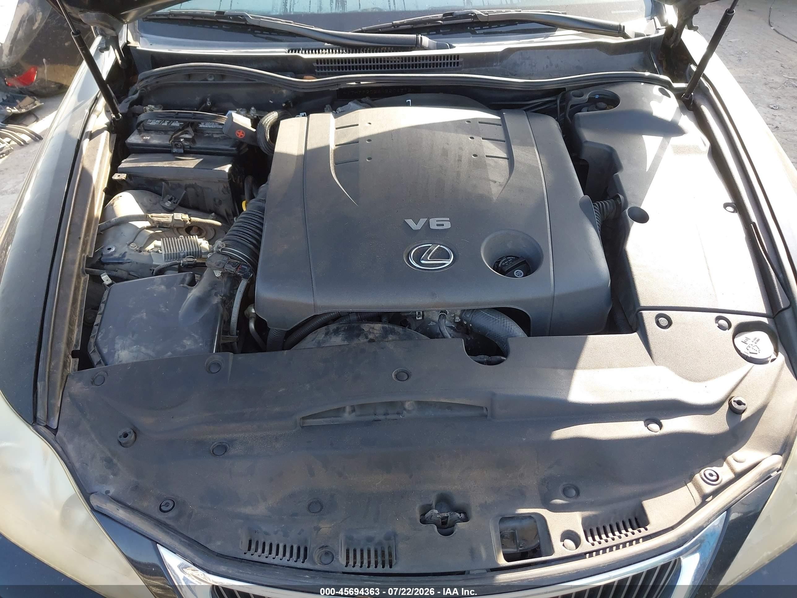 2010 Lexus Is 250c   Black vin: JTHFF2C25A2504372