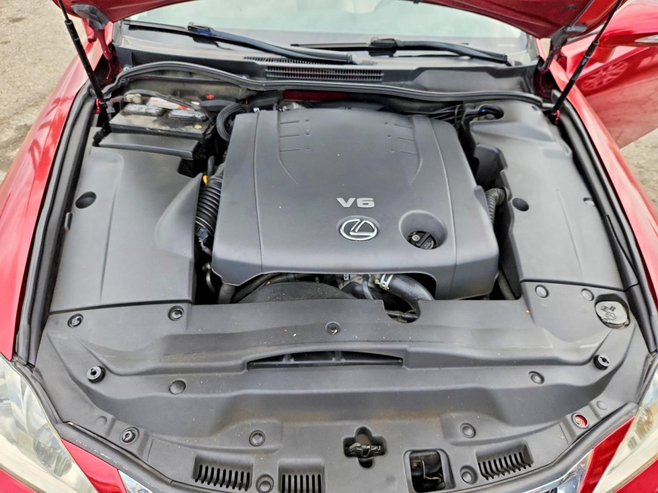 2010 Lexus Is 250 Red vin: JTHFF2C25A2514495