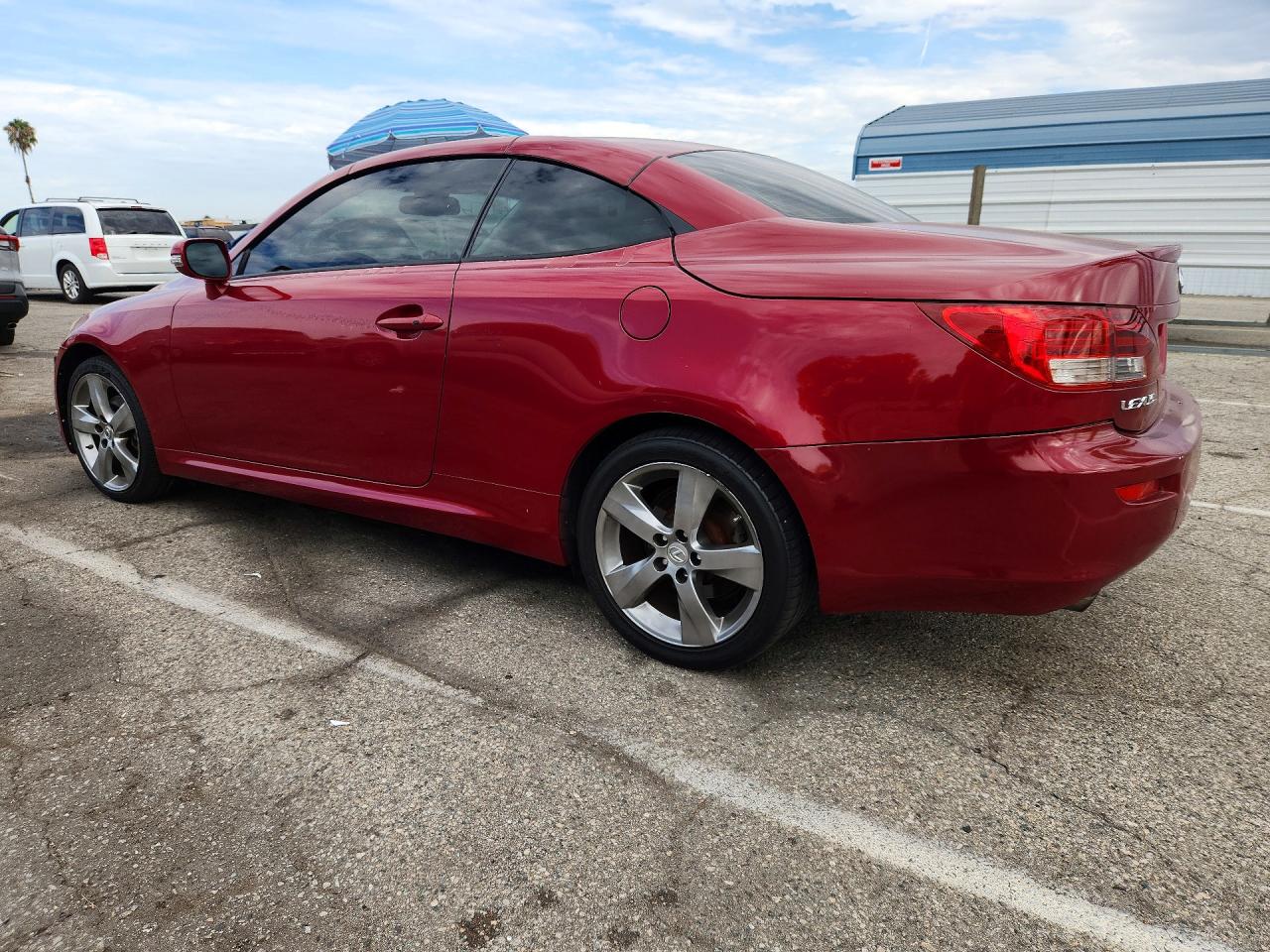 2010 Lexus Is 250 Red vin: JTHFF2C25A2514495