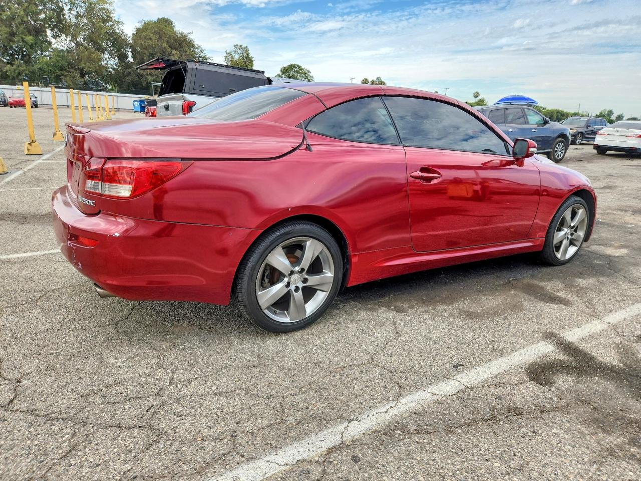 2010 Lexus Is 250 Red vin: JTHFF2C25A2514495