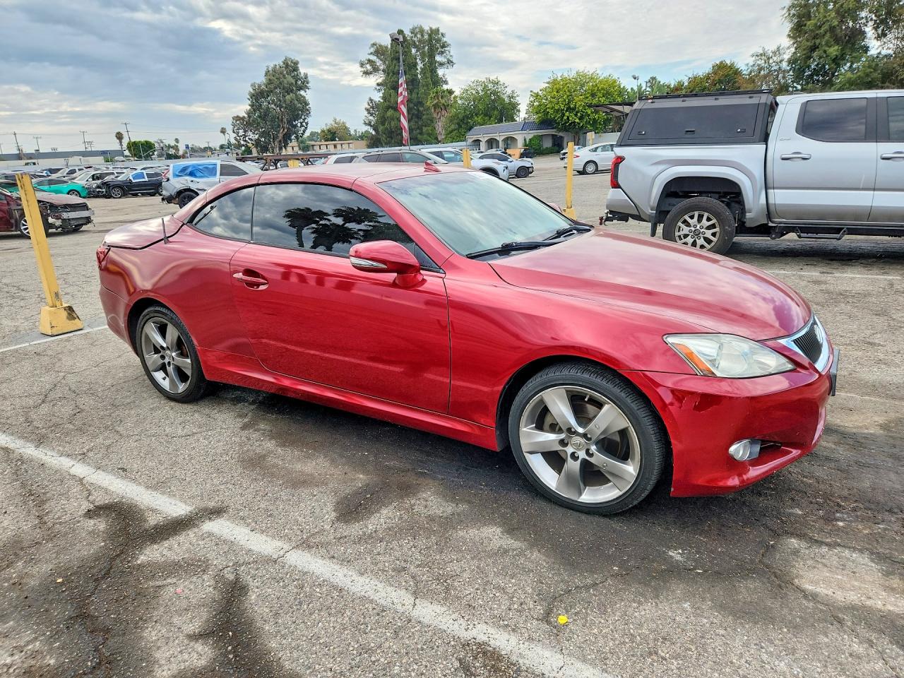 2010 Lexus Is 250 Red vin: JTHFF2C25A2514495