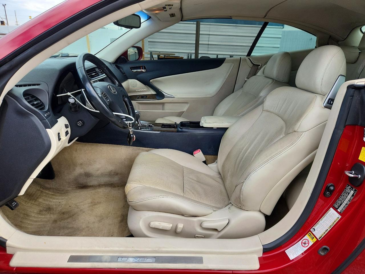 2010 Lexus Is 250 Red vin: JTHFF2C25A2514495
