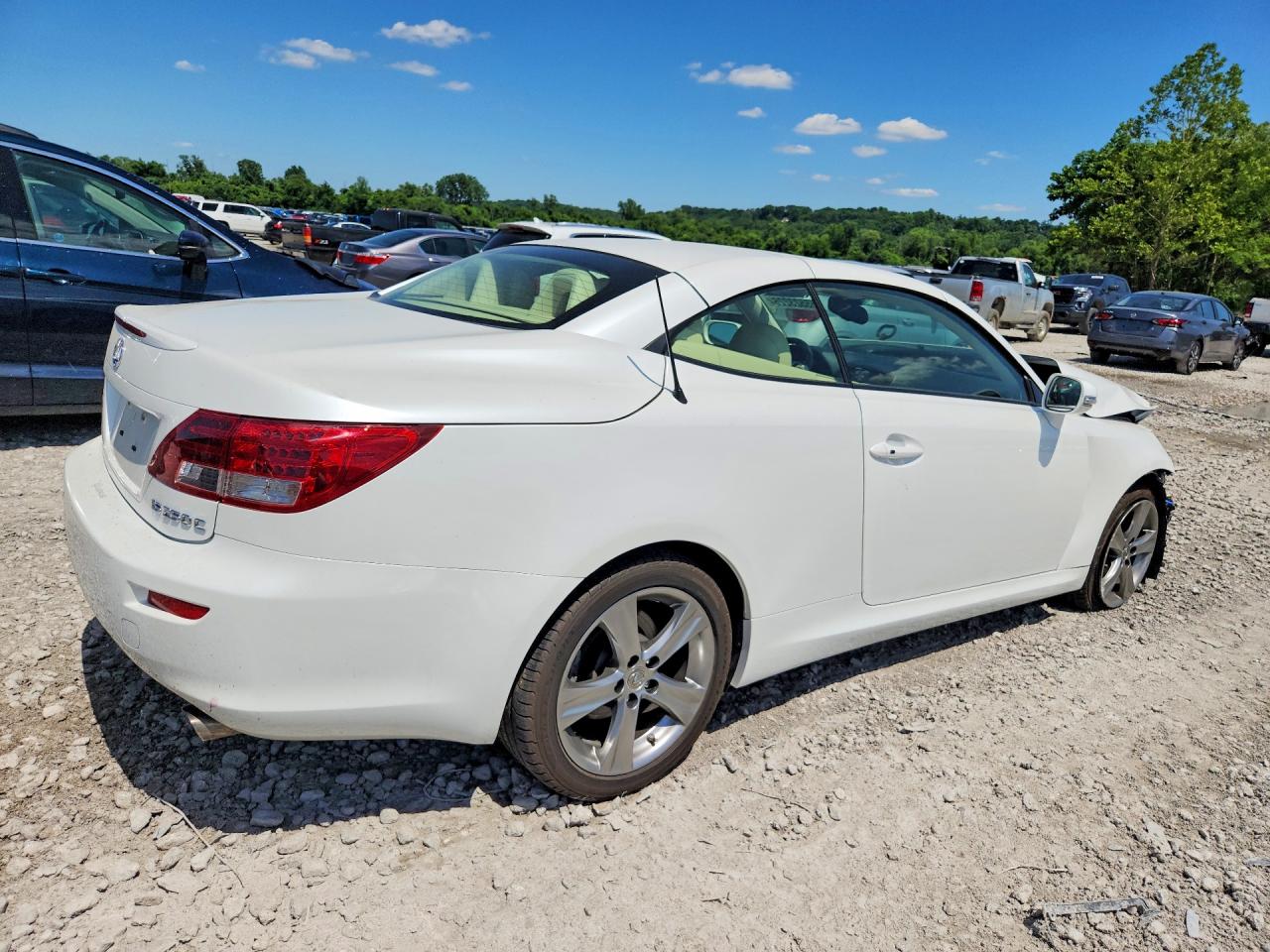 2013 Lexus Is 250 White vin: JTHFF2C25D2529292