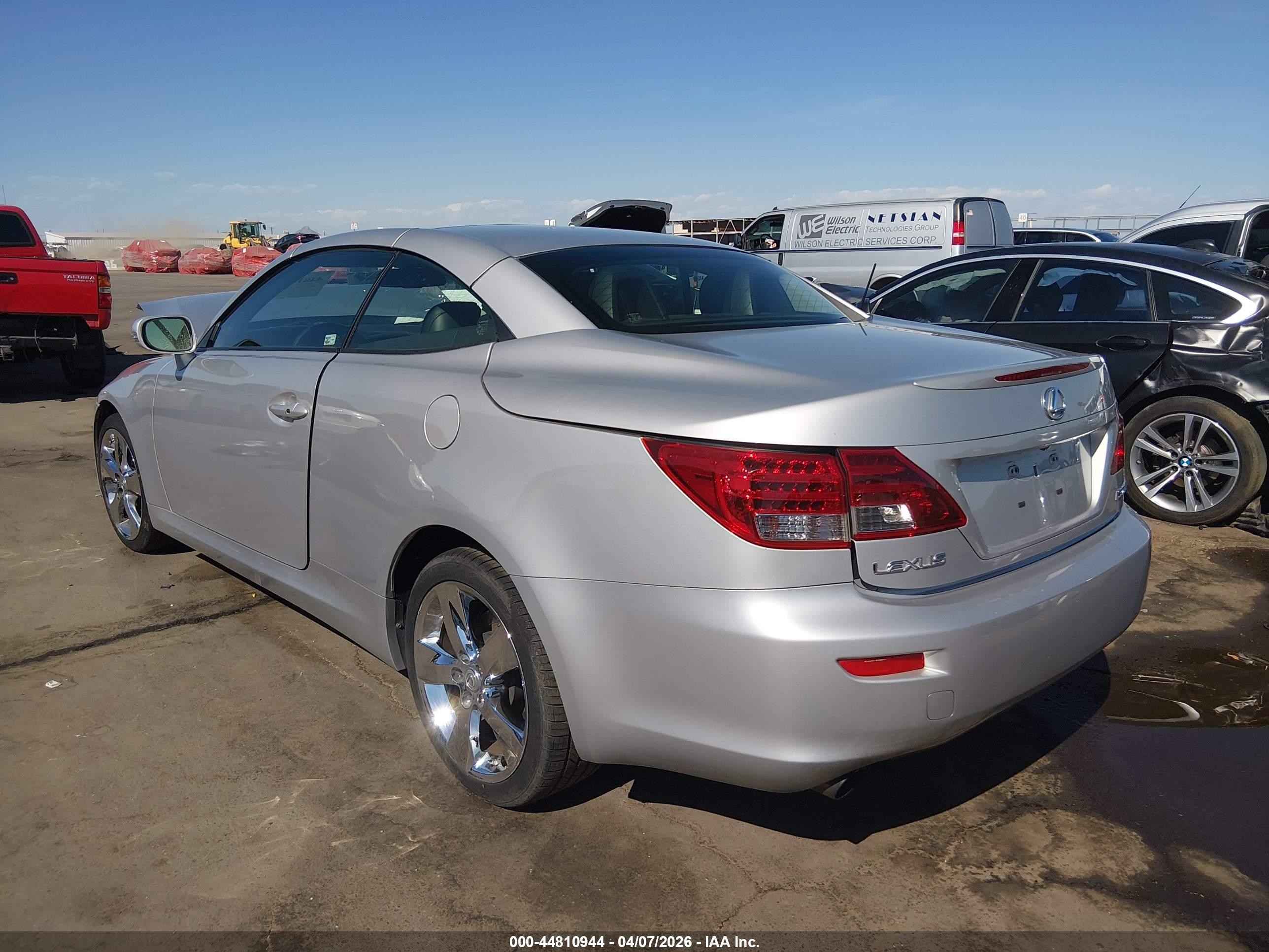 2010 Lexus Is 250c   Gray vin: JTHFF2C26A2508639