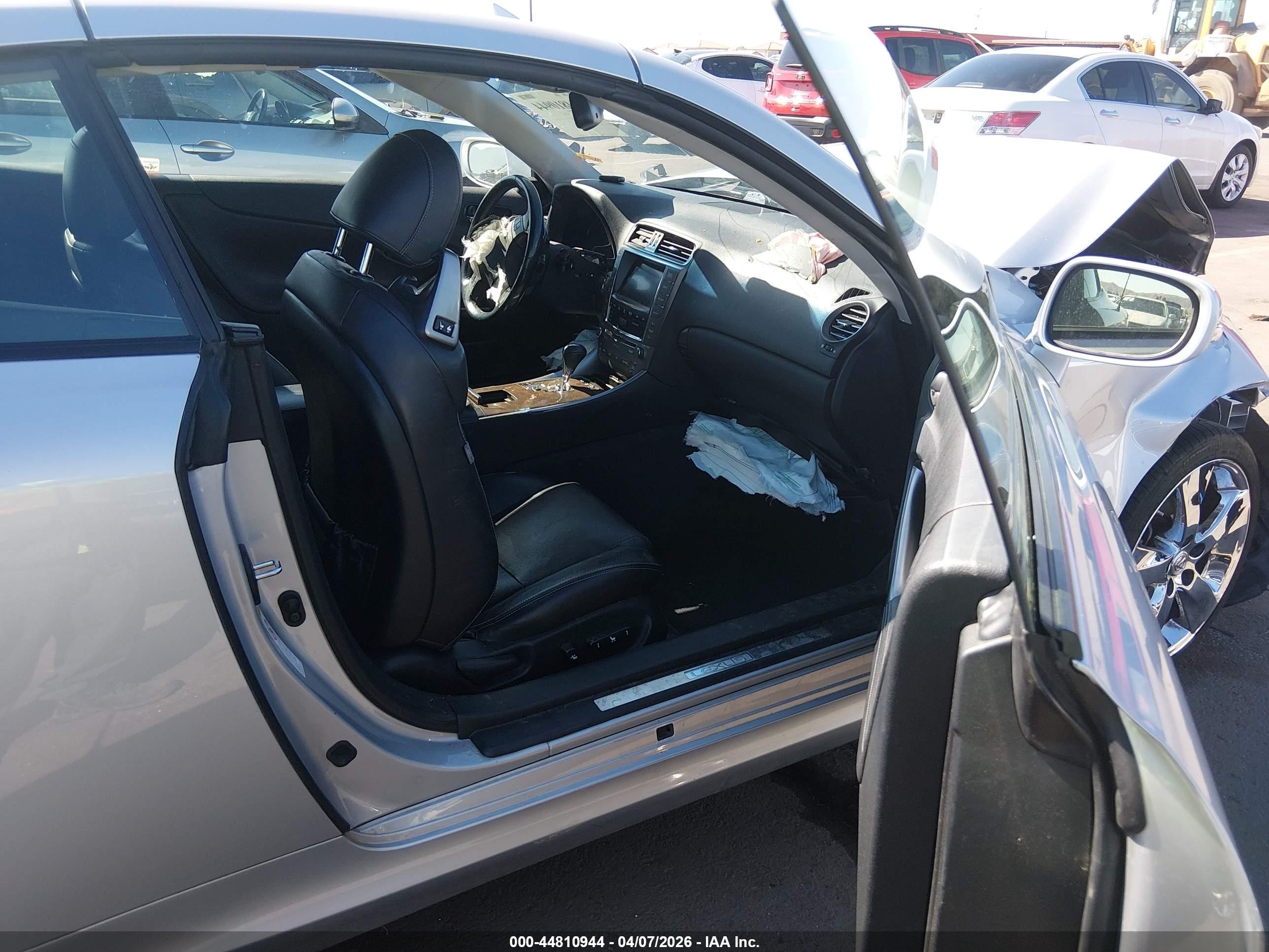 2010 Lexus Is 250c   Gray vin: JTHFF2C26A2508639