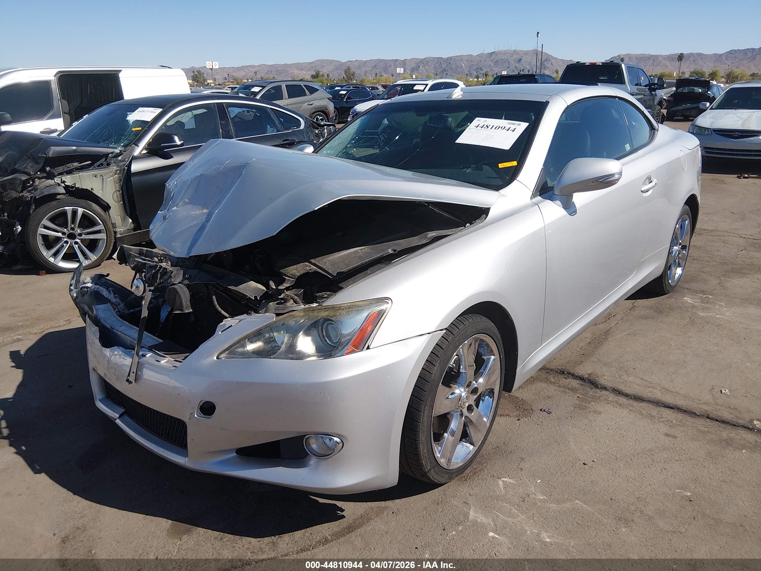 2010 Lexus Is 250c   Gray vin: JTHFF2C26A2508639