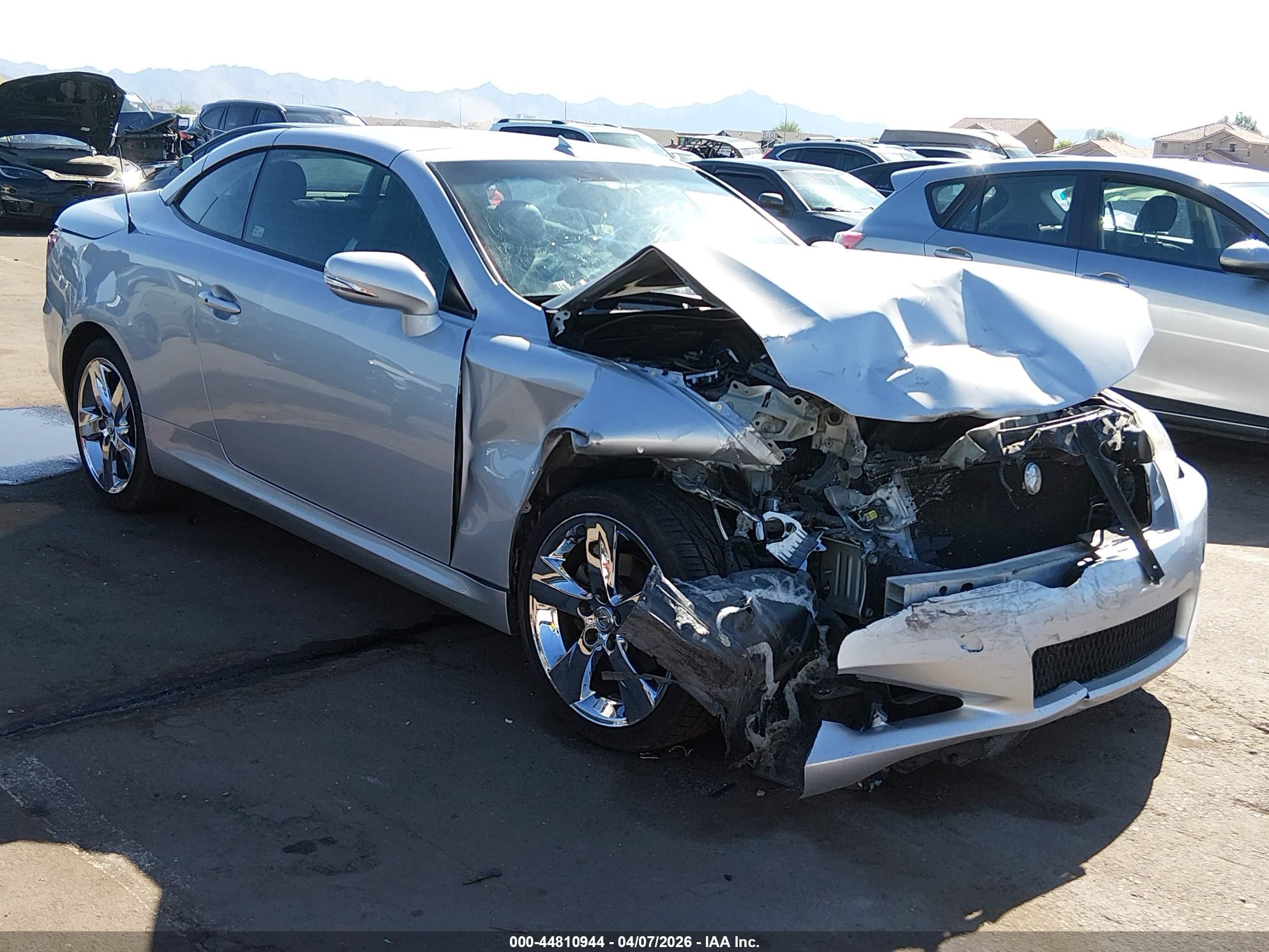2010 Lexus Is 250c   Gray vin: JTHFF2C26A2508639