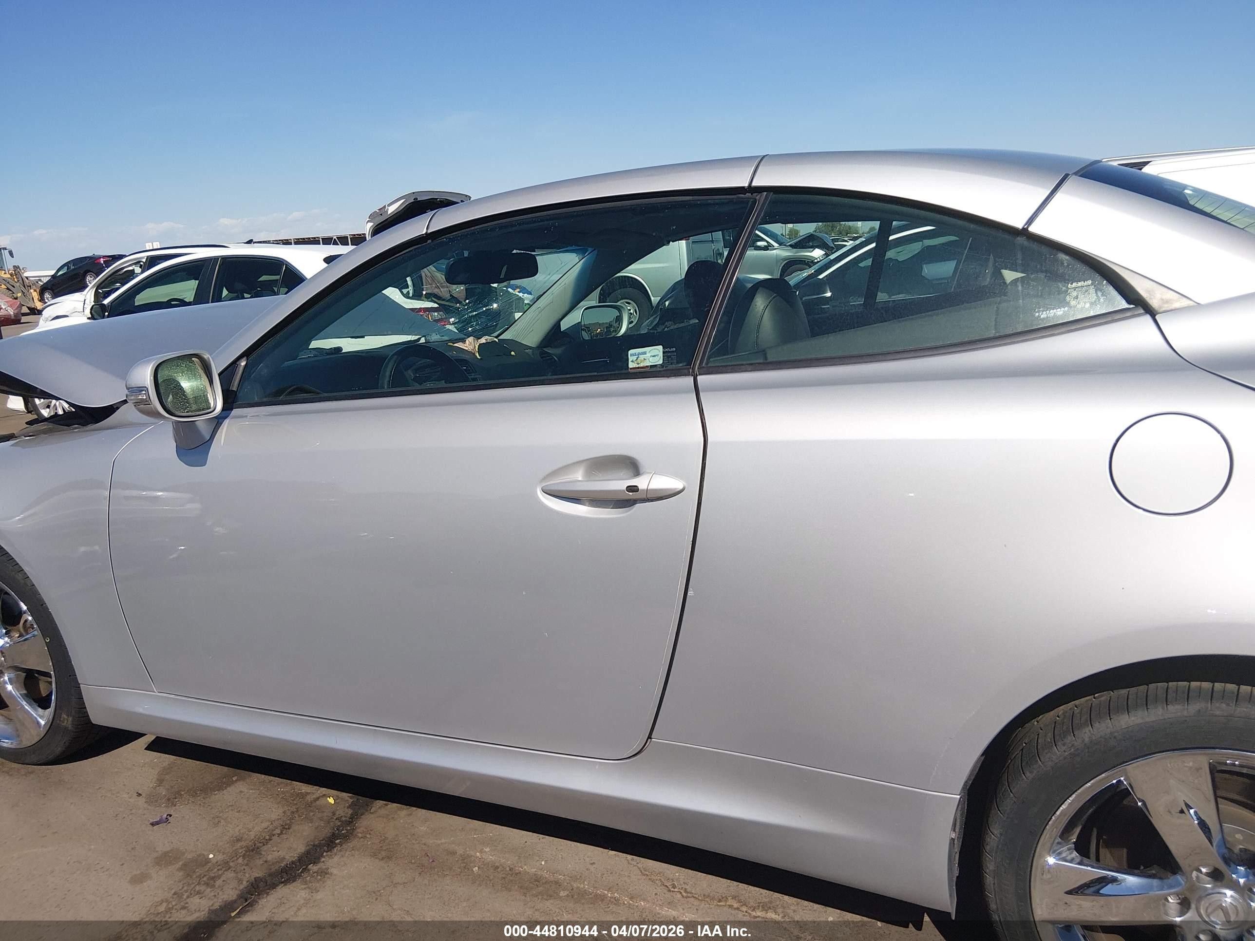 2010 Lexus Is 250c   Gray vin: JTHFF2C26A2508639