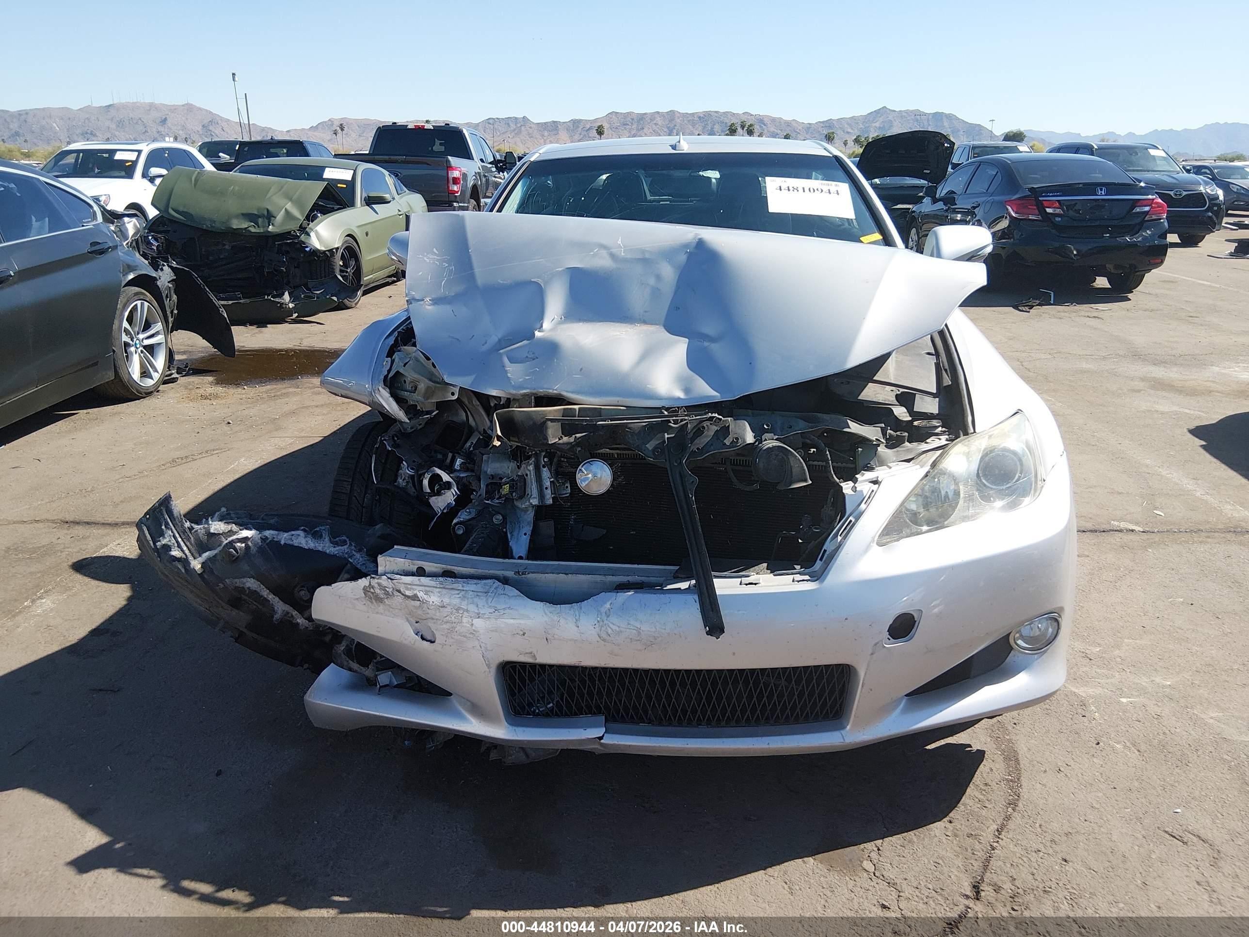 2010 Lexus Is 250c   Gray vin: JTHFF2C26A2508639
