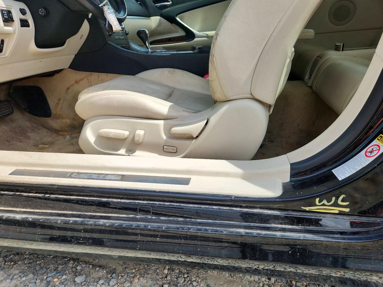 2014 Lexus Is 250 Black vin: JTHFF2C26E2531344