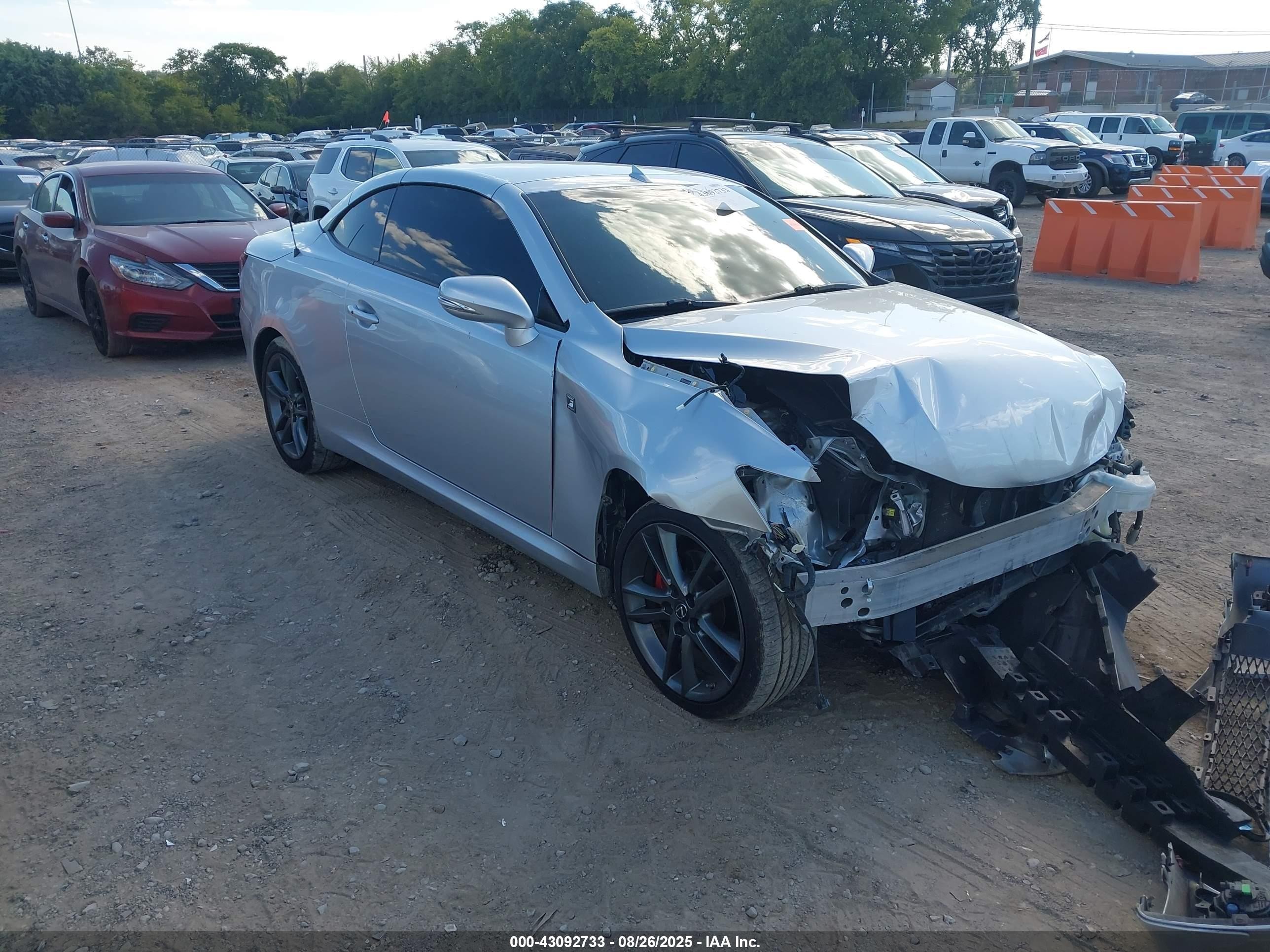 2015 Lexus Is 250c   Gray vin: JTHFF2C26F2532124