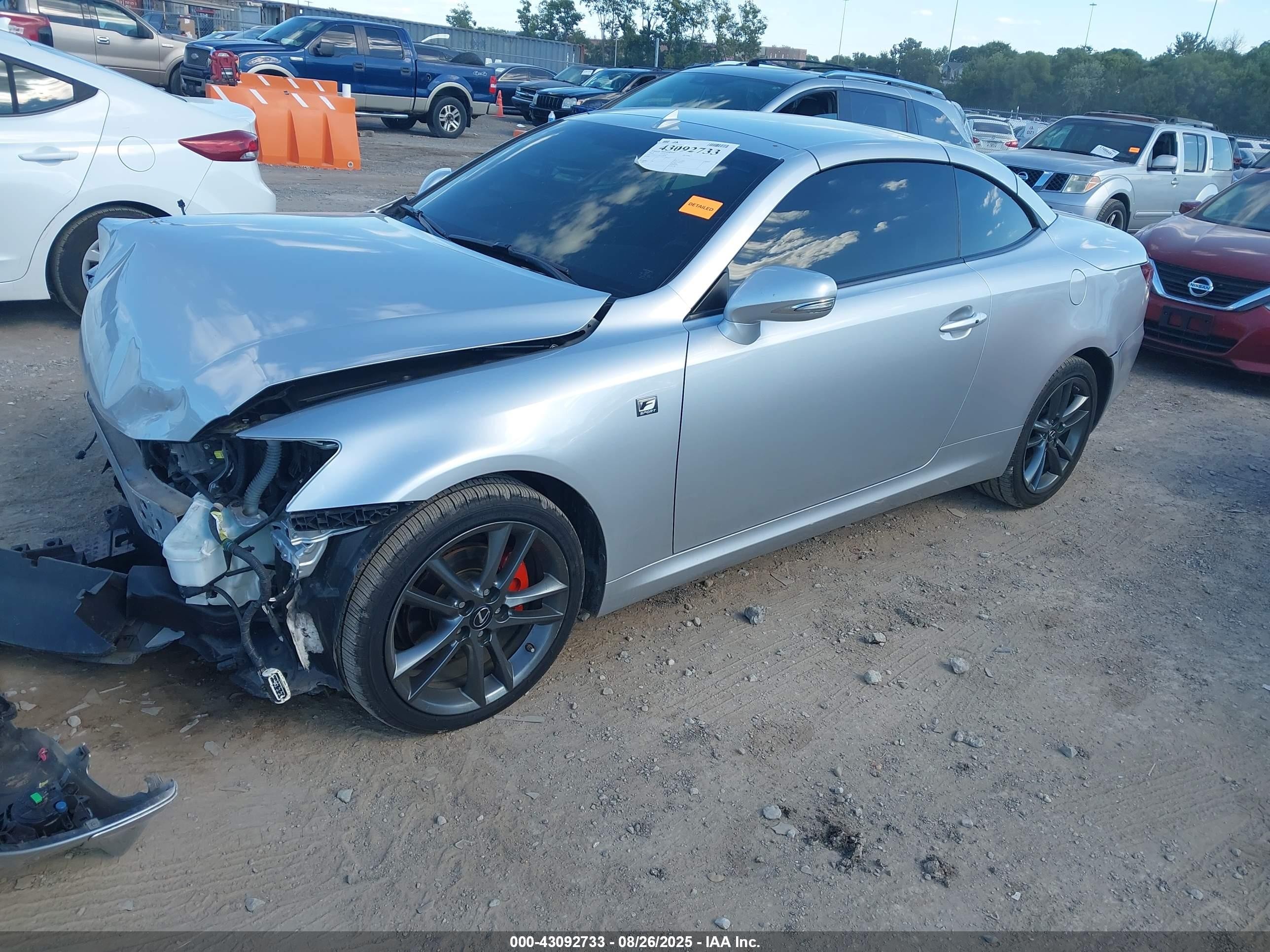 2015 Lexus Is 250c   Gray vin: JTHFF2C26F2532124