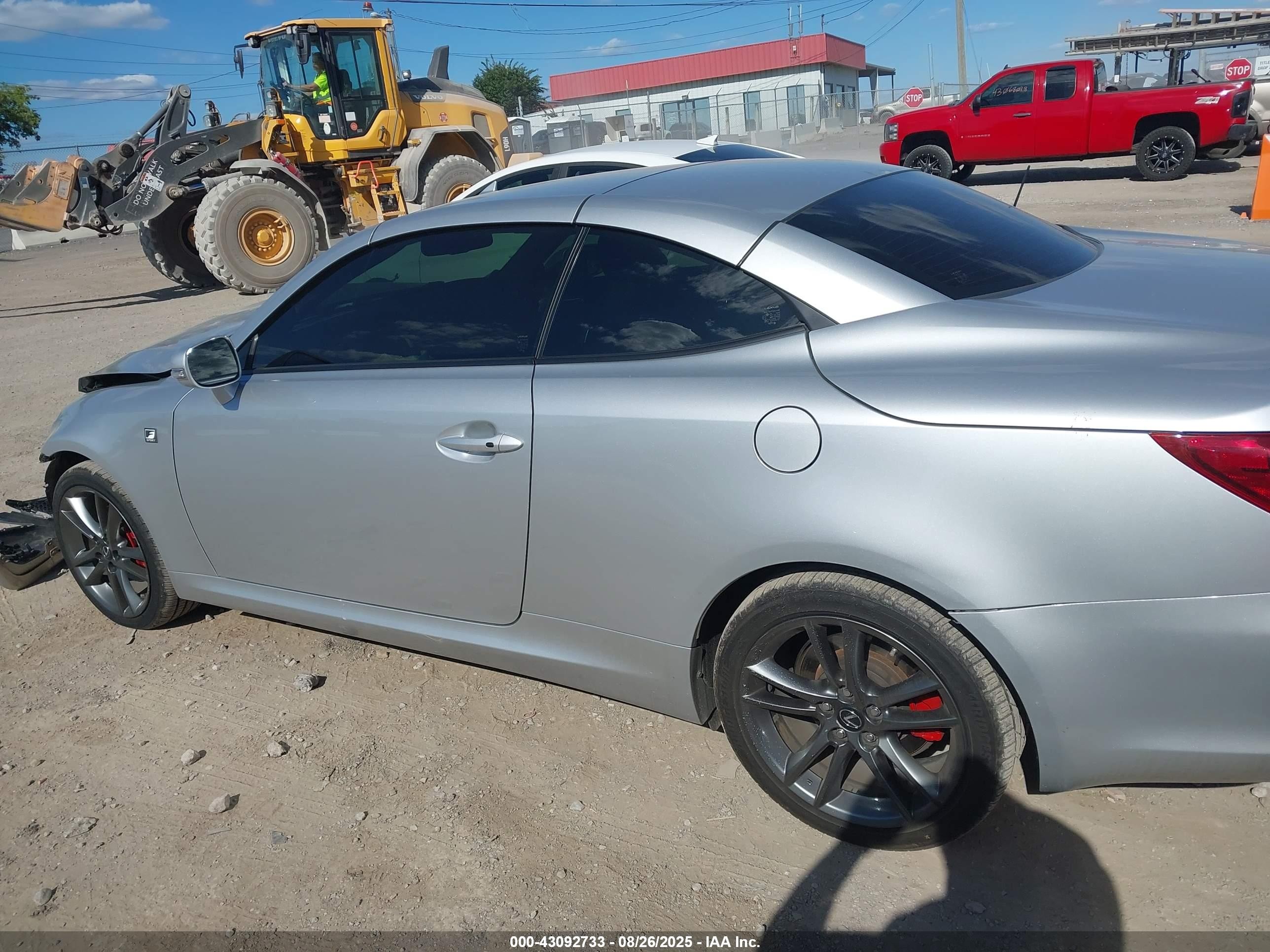 2015 Lexus Is 250c   Gray vin: JTHFF2C26F2532124