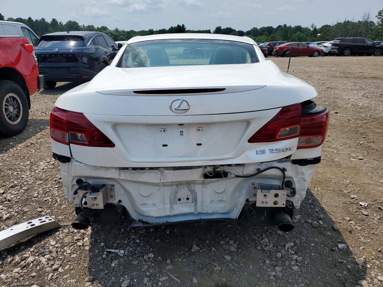 2015 Lexus Is 250 White vin: JTHFF2C26F2532625