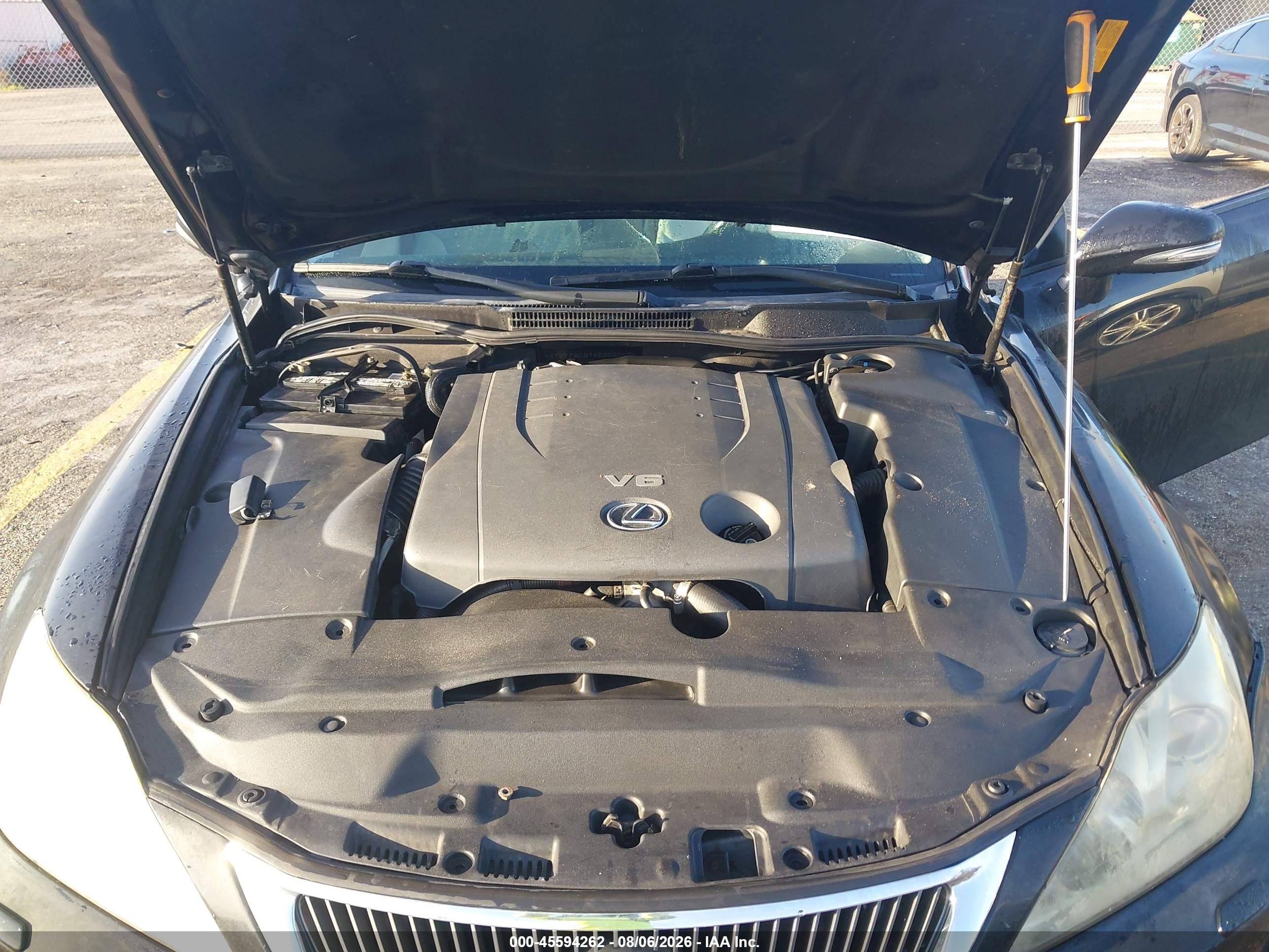 2010 Lexus Is 250c   Black vin: JTHFF2C27A2502560