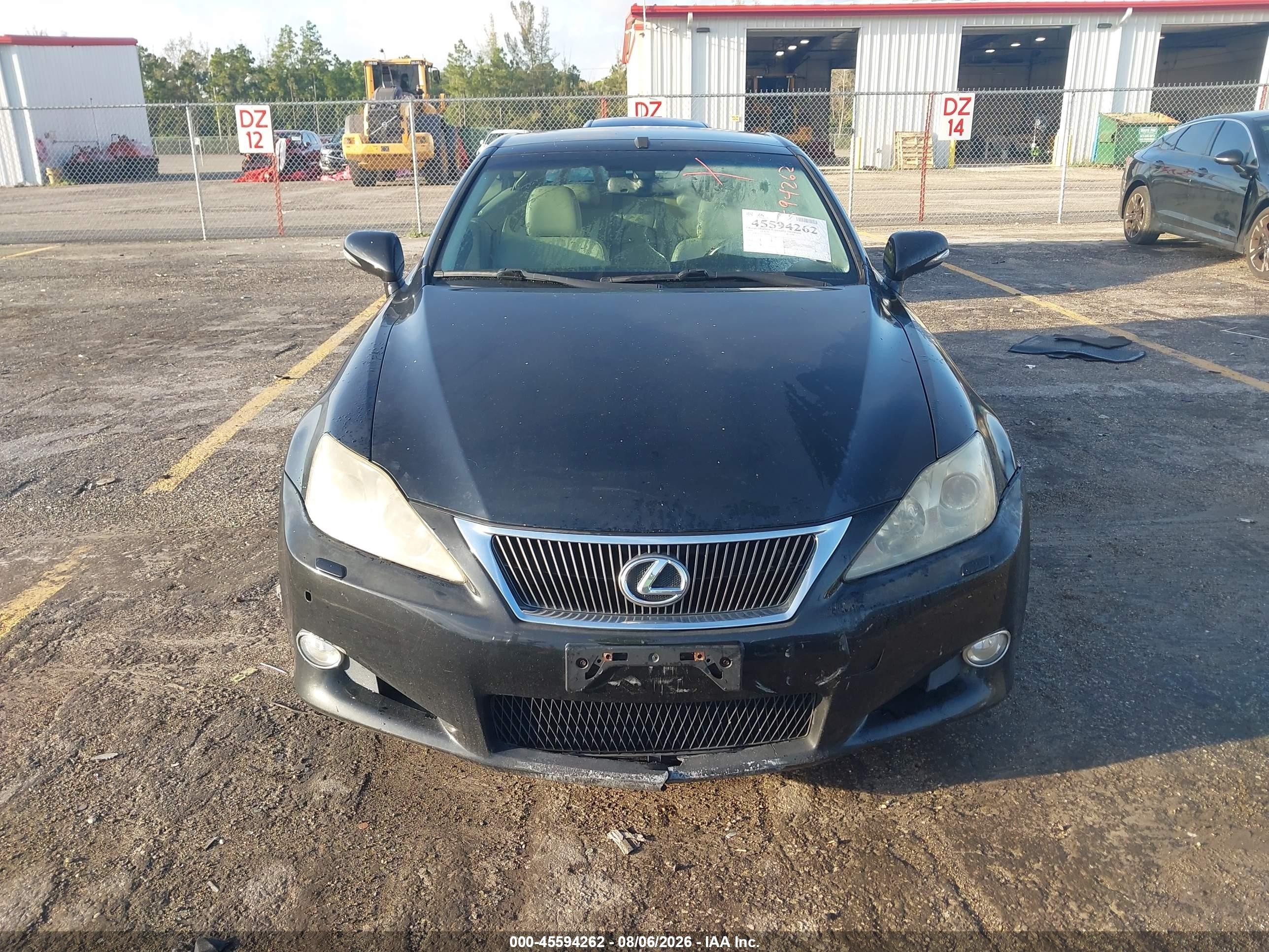 2010 Lexus Is 250c   Black vin: JTHFF2C27A2502560