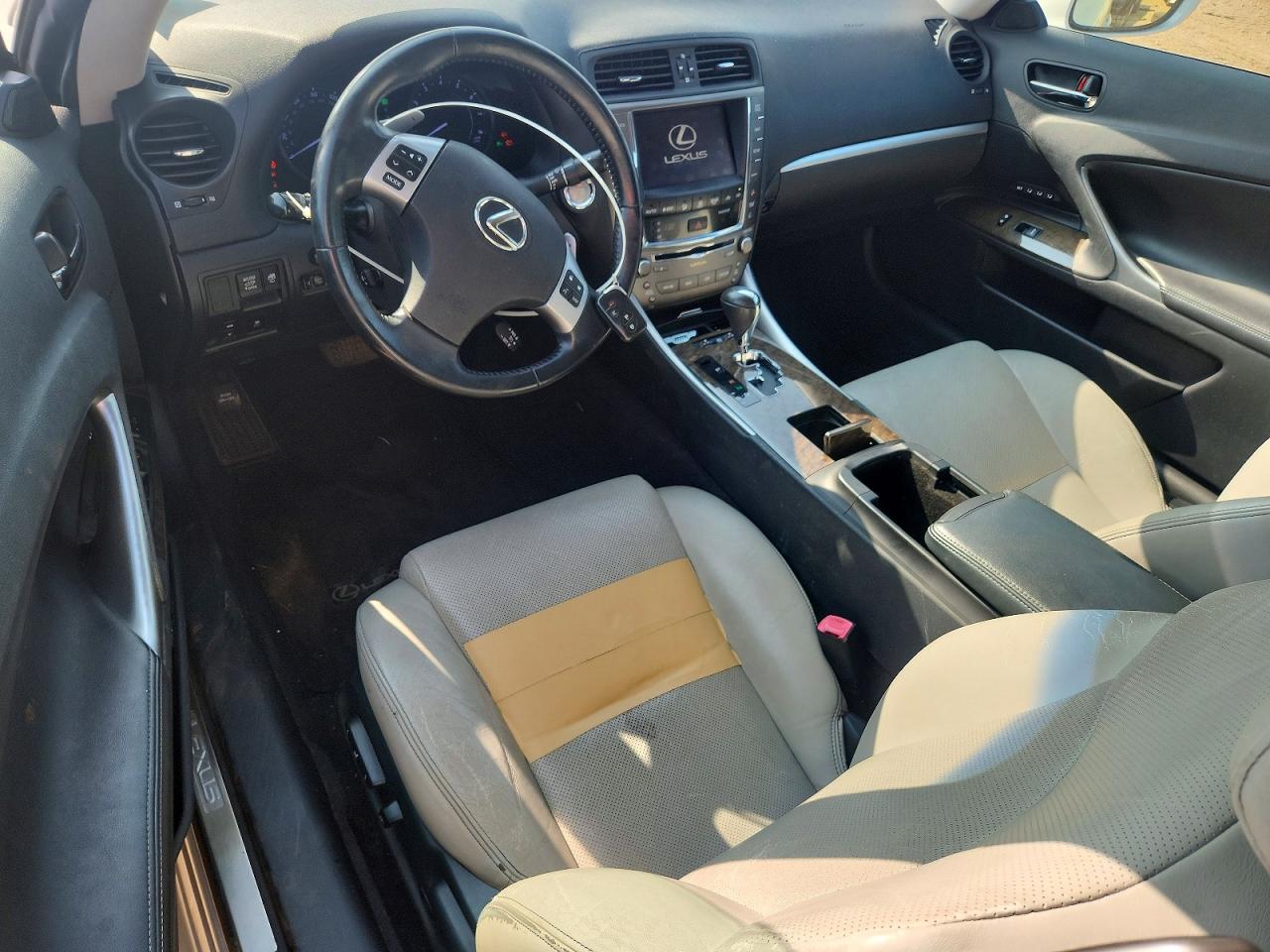 2012 Lexus Is 250 Silver vin: JTHFF2C27C2522147