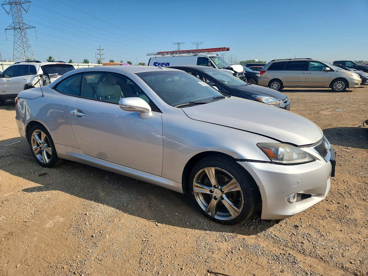 2012 Lexus Is 250 Silver vin: JTHFF2C27C2522147