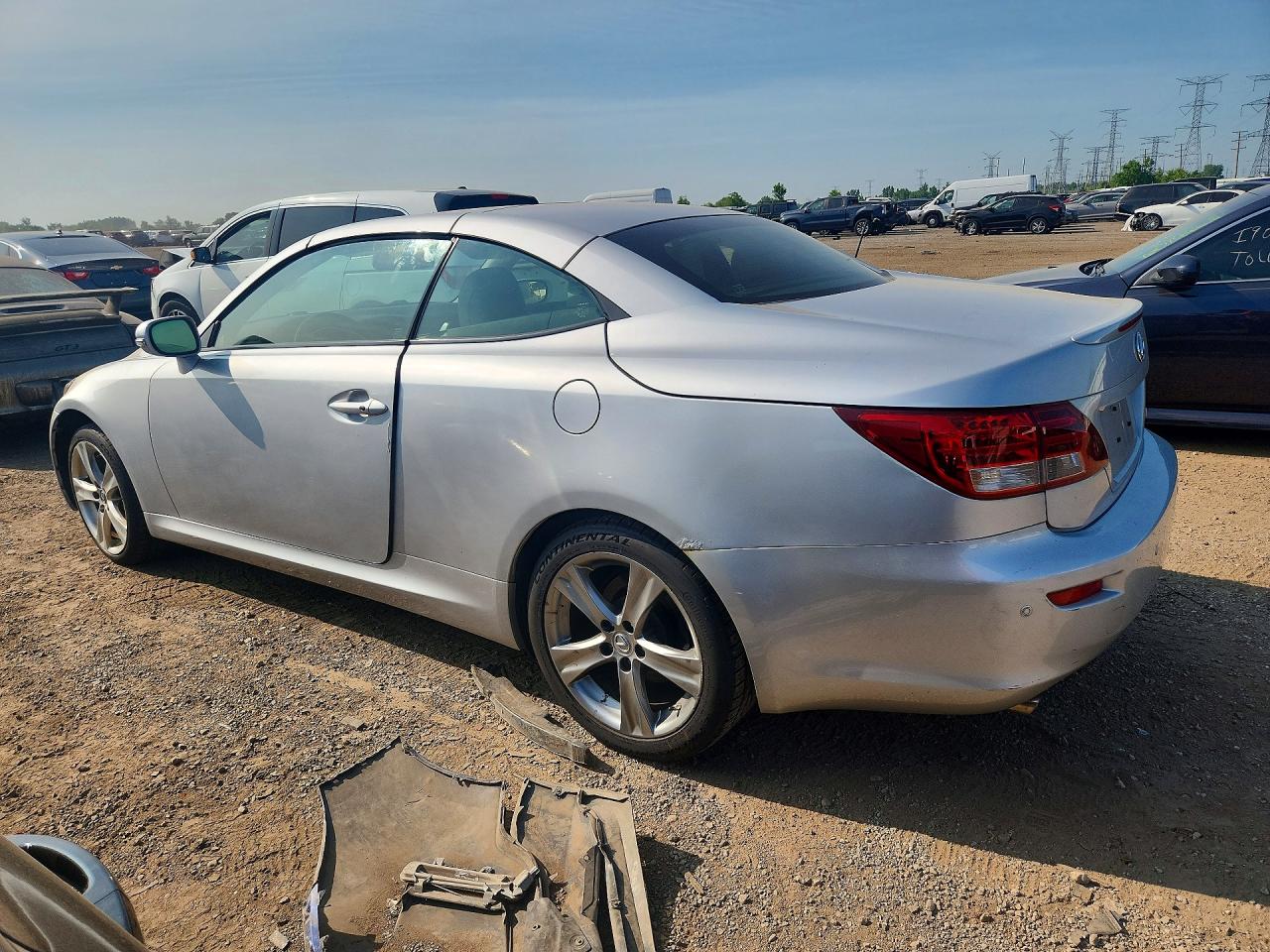 2012 Lexus Is 250 Silver vin: JTHFF2C27C2522147
