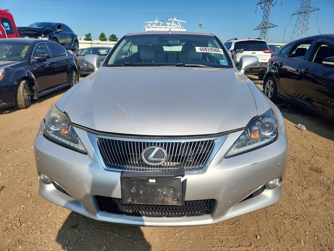 2012 Lexus Is 250 Silver vin: JTHFF2C27C2522147