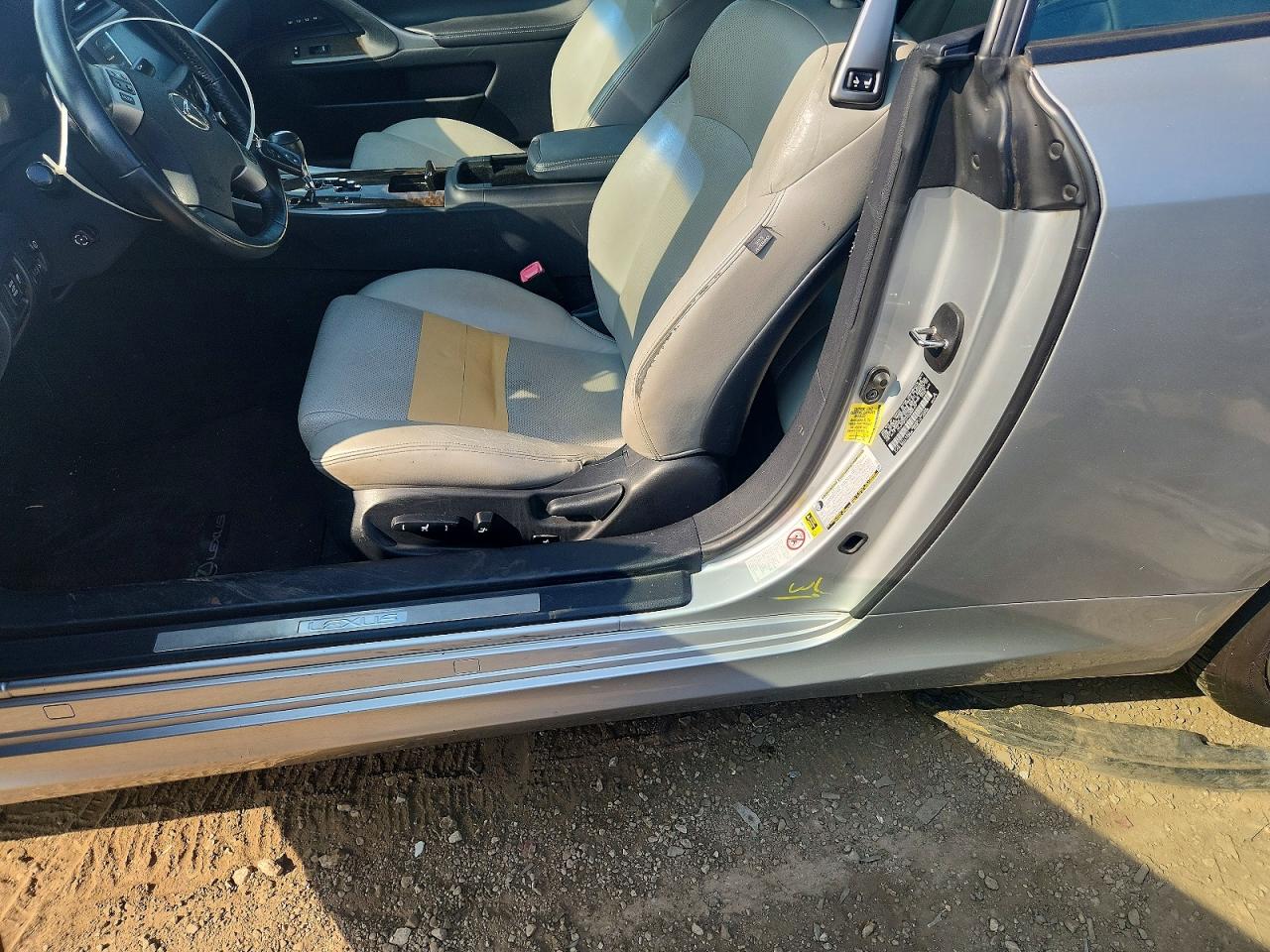 2012 Lexus Is 250 Silver vin: JTHFF2C27C2522147