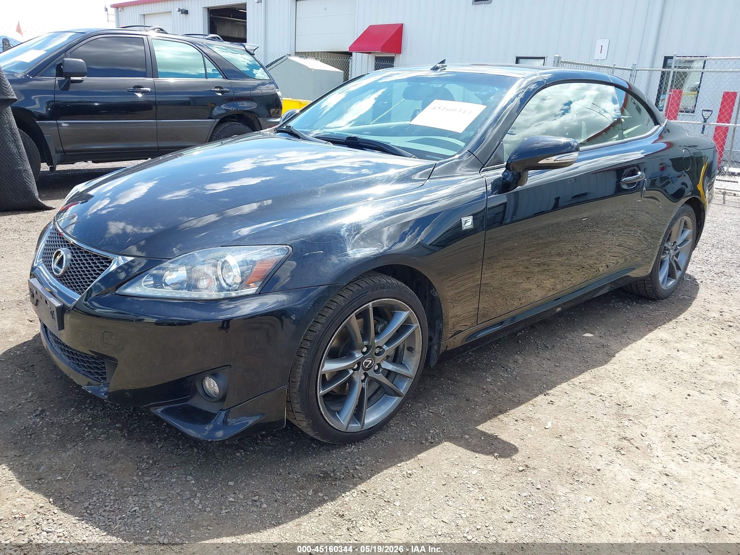 2013 Lexus Is 250c   Black vin: JTHFF2C27D2529178