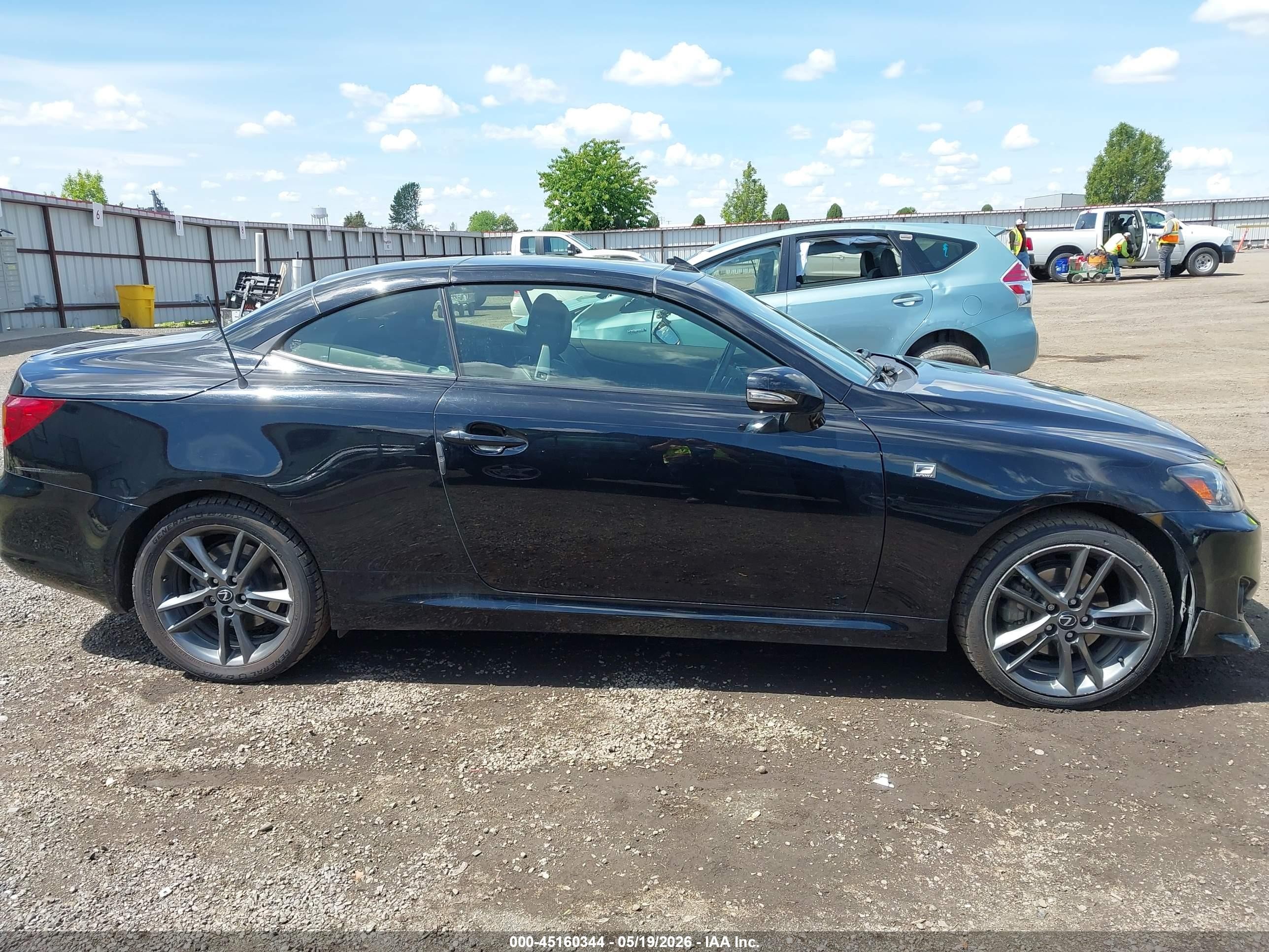 2013 Lexus Is 250c   Black vin: JTHFF2C27D2529178