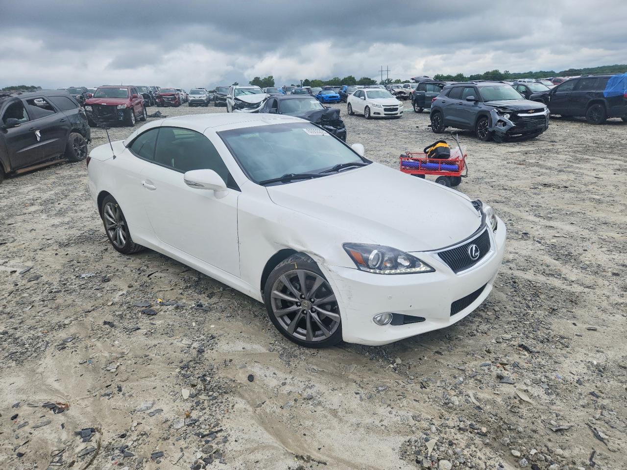 2015 Lexus Is 250 White vin: JTHFF2C27F2532455