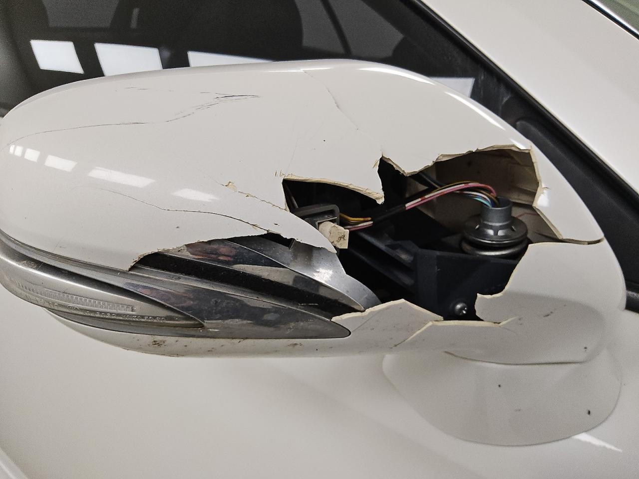 2015 Lexus Is 250 White vin: JTHFF2C27F2533136 Damage: Rf Mirror Cover, Broken, Replacement Required
