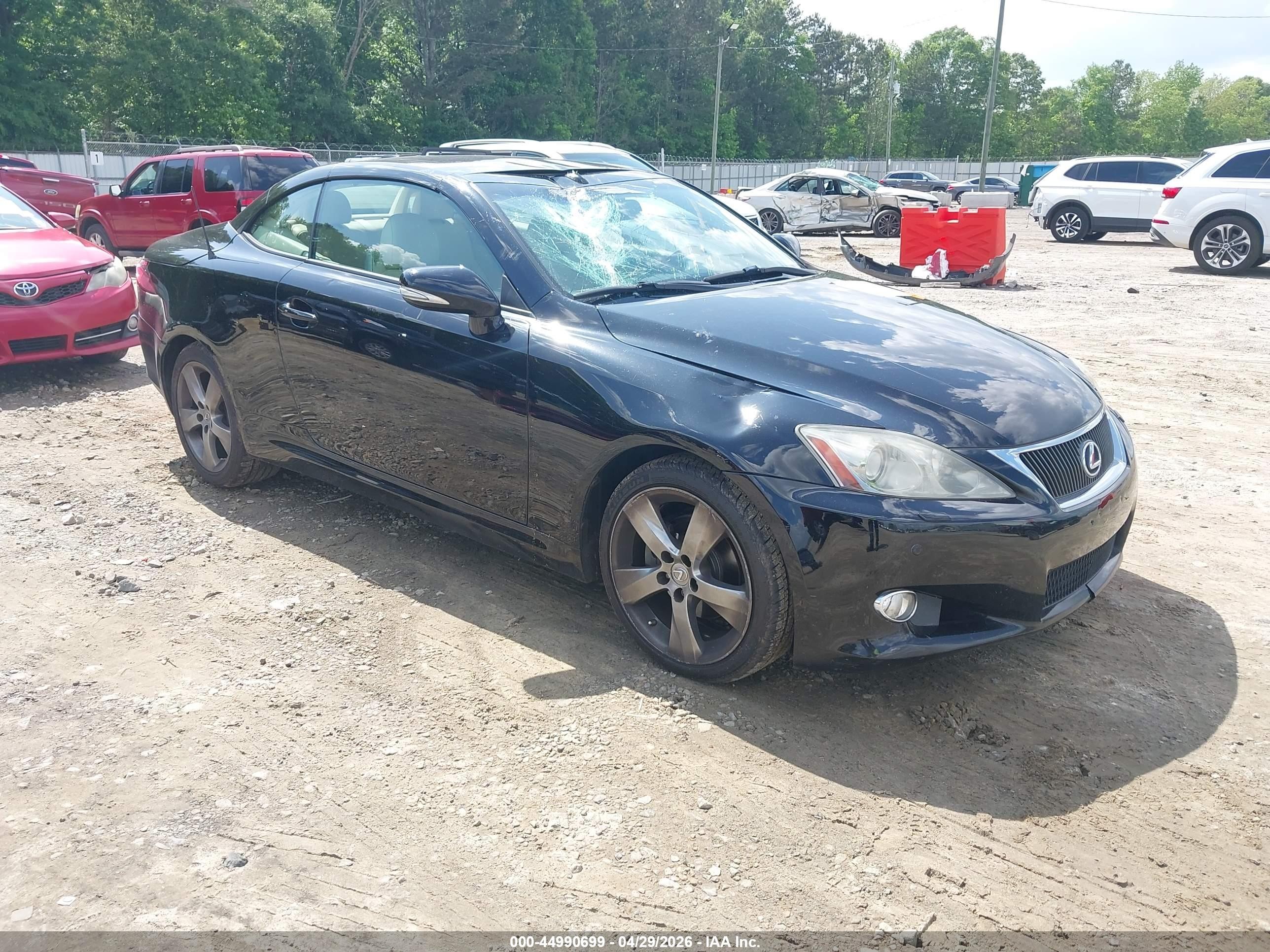 2010 Lexus Is 250c   Черный vin: JTHFF2C28A2506343
