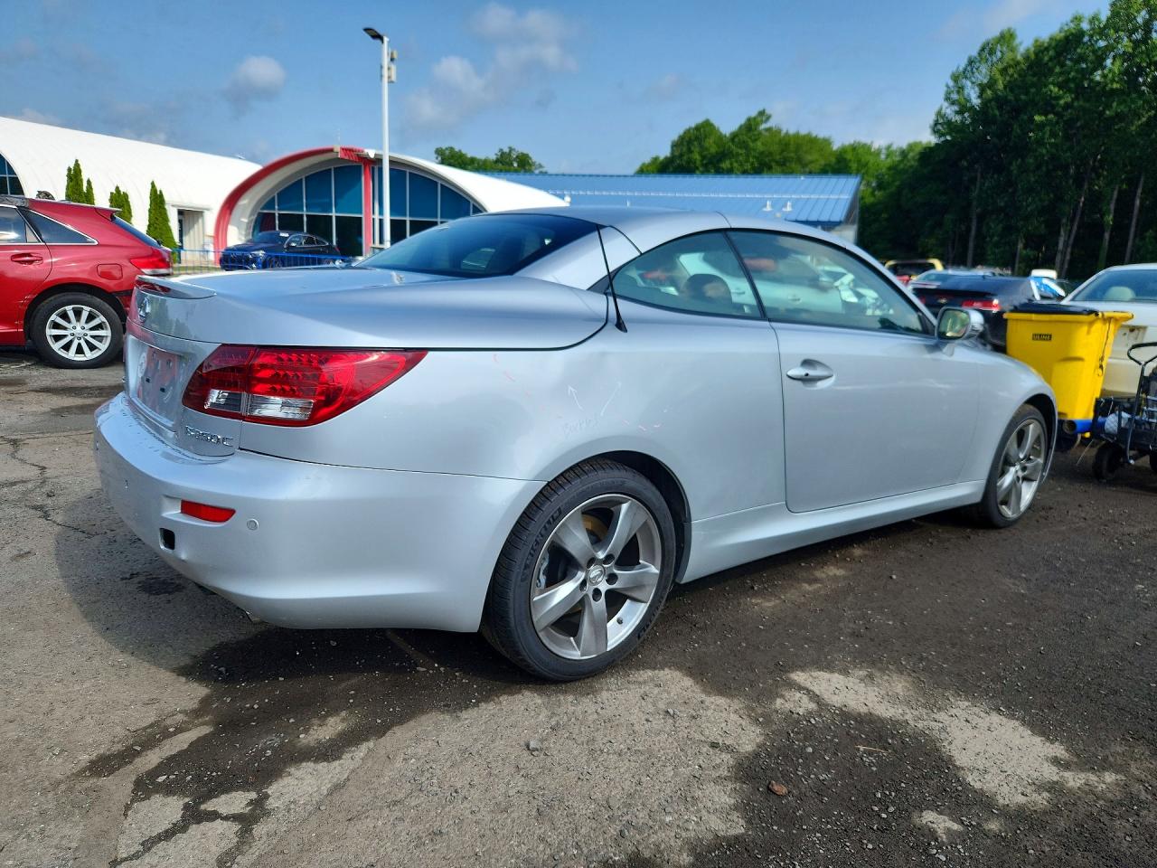 2010 Lexus Is 250c Base Silver vin: JTHFF2C28A2509288