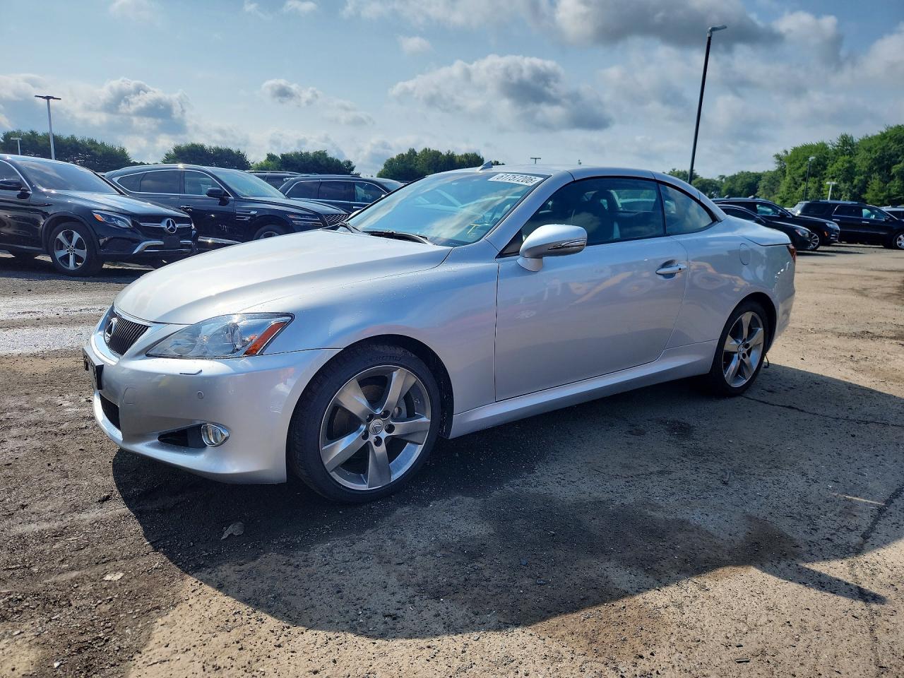 2010 Lexus Is 250c Base Silver vin: JTHFF2C28A2509288
