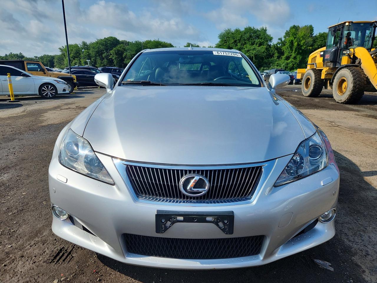 2010 Lexus Is 250c Base Silver vin: JTHFF2C28A2509288