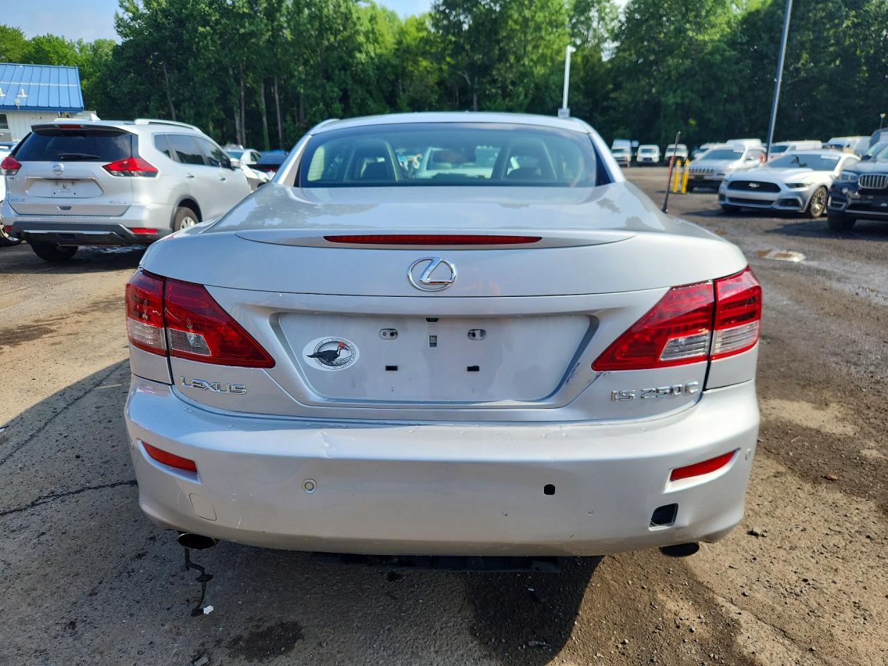 2010 Lexus Is 250c Base Silver vin: JTHFF2C28A2509288