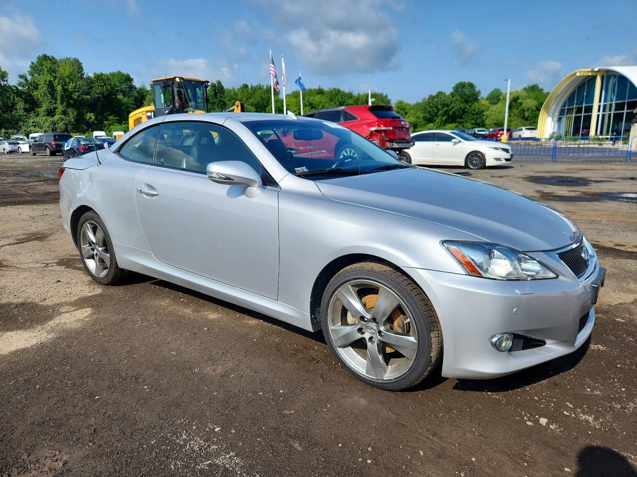 2010 Lexus Is 250c Base Silver vin: JTHFF2C28A2509288
