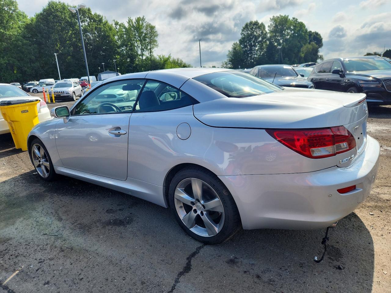2010 Lexus Is 250c Base Silver vin: JTHFF2C28A2509288